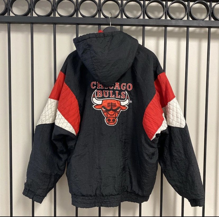 Starter RARE vintage 90s Chicago Bulls Starter Jacket Size XL Size US XL / EU 56 / 4 - 3 Thumbnail