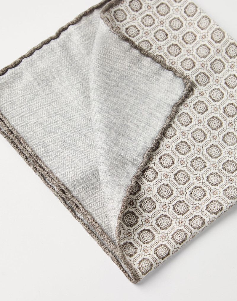 Brunello Cucinelli o1la1rc1a0326 Size: OS / Pocket Square in Multicolor Size ONE SIZE - 2 Thumbnail