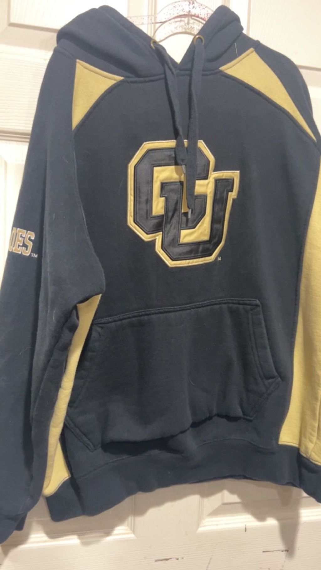 Colosseum Athletics Men's Colosseum Black Gold CU Logo Hoodie M Size US M / EU 48-50 / 2 - 1 Thumbnail