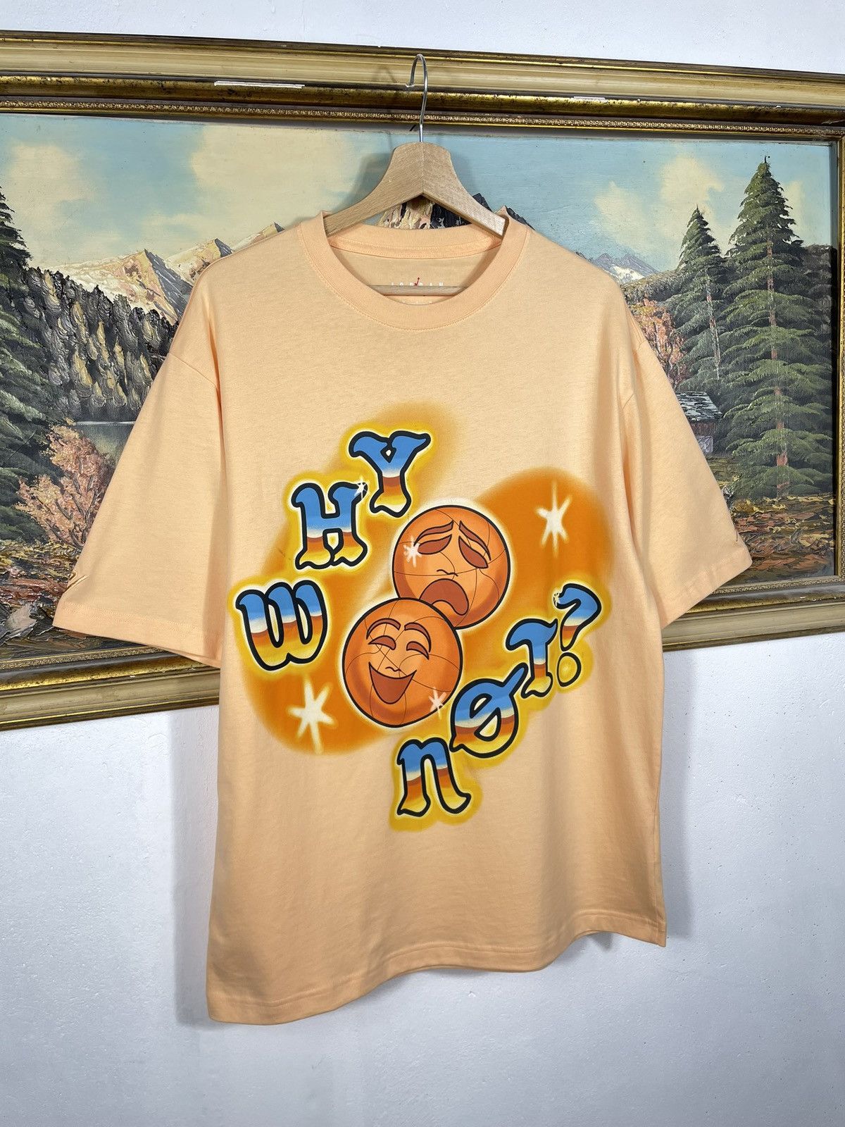 Jordan Brand Air Jordan Orange Tee „Why Not?” Sportswear Streetwear Skate Size US M / EU 48-50 / 2 - 2 Thumbnail