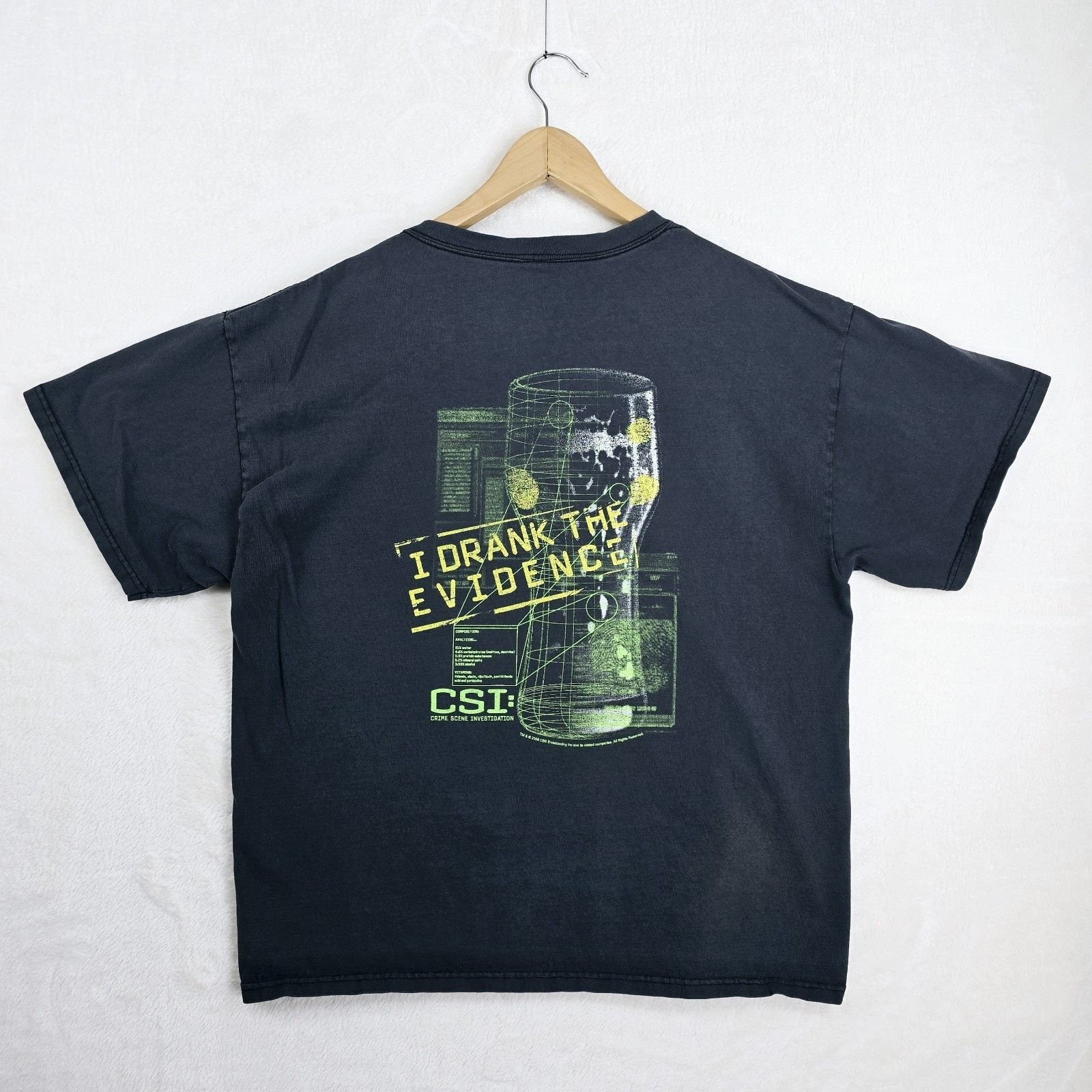 Other Vintage CSI I Drank The Evidence Shirt Size XL Y2K TV Series Size US XL / EU 56 / 4 - 5 Thumbnail