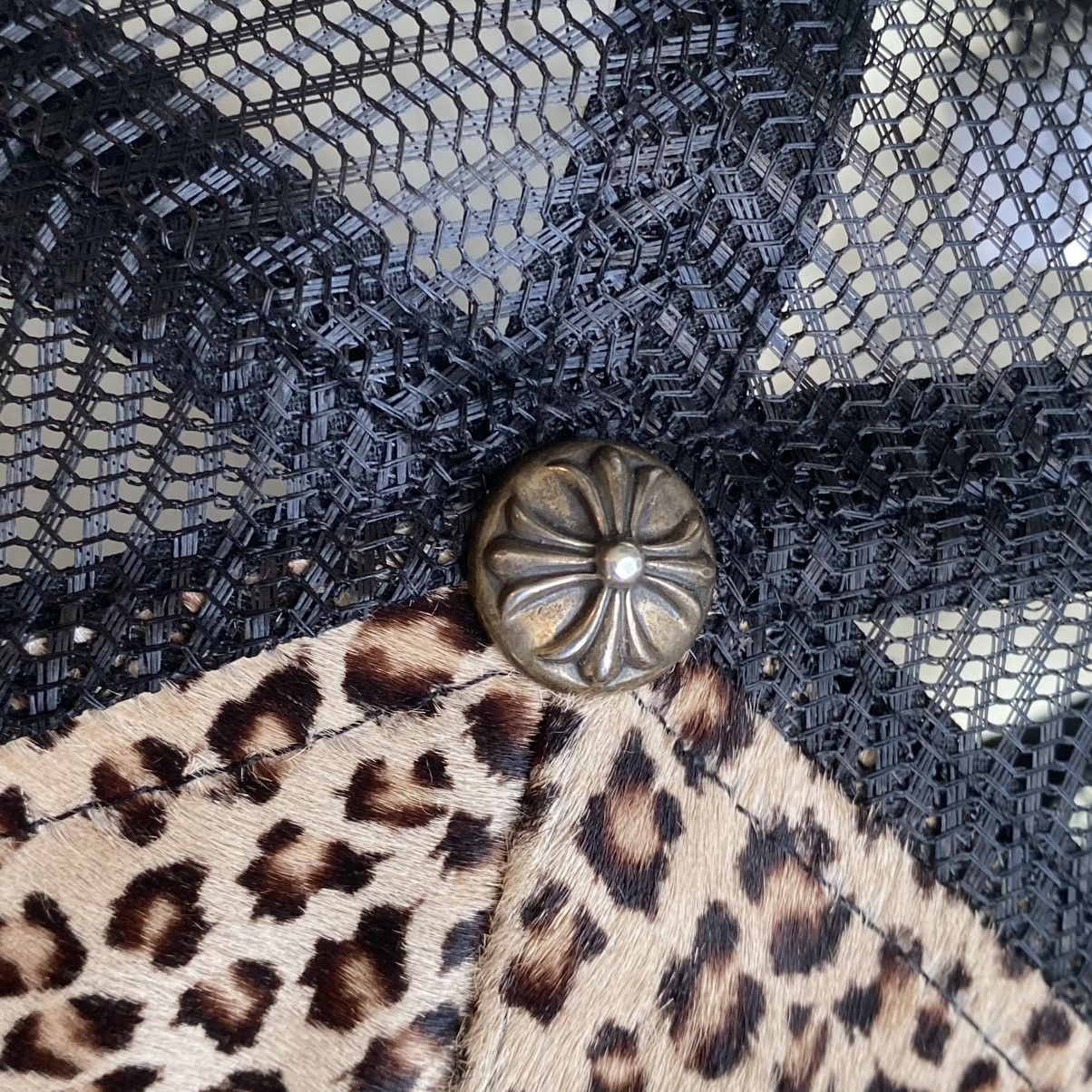 Chrome Hearts Chrome Hearts Leopard Pony Hair Triple Cross Patch Hat Size ONE SIZE - 10 Thumbnail