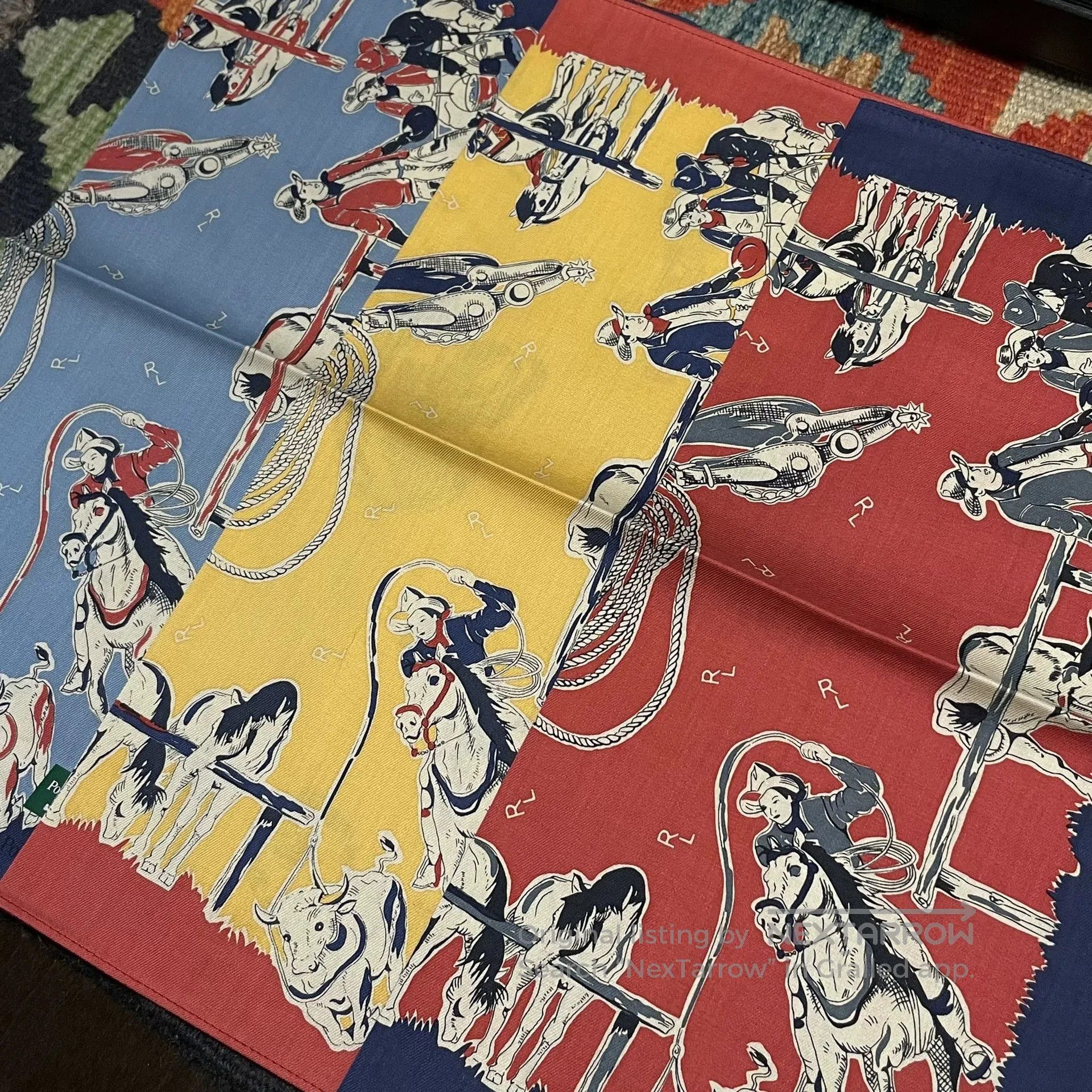 RRL Ralph Lauren Ralph Lauren Polo Square Scarf. Size ONE SIZE - 2 Thumbnail