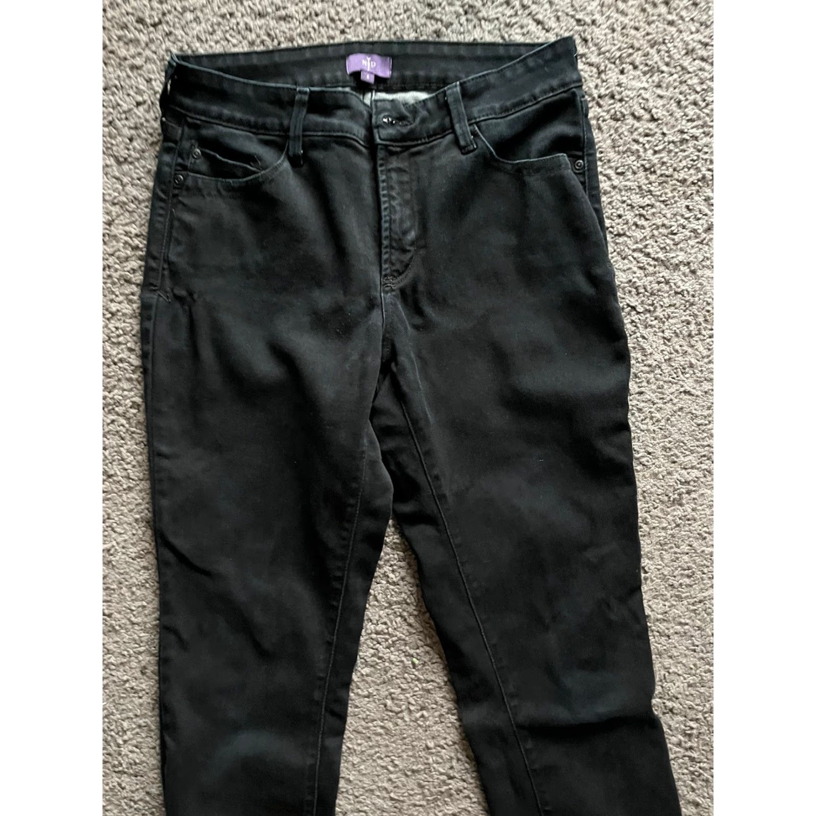 NYDJ NYDJ Jeans Women's Size 6 Black Skinny Leg Not Your Daughters Jeans Size 28" / US 6 / IT 42 - 2 Thumbnail