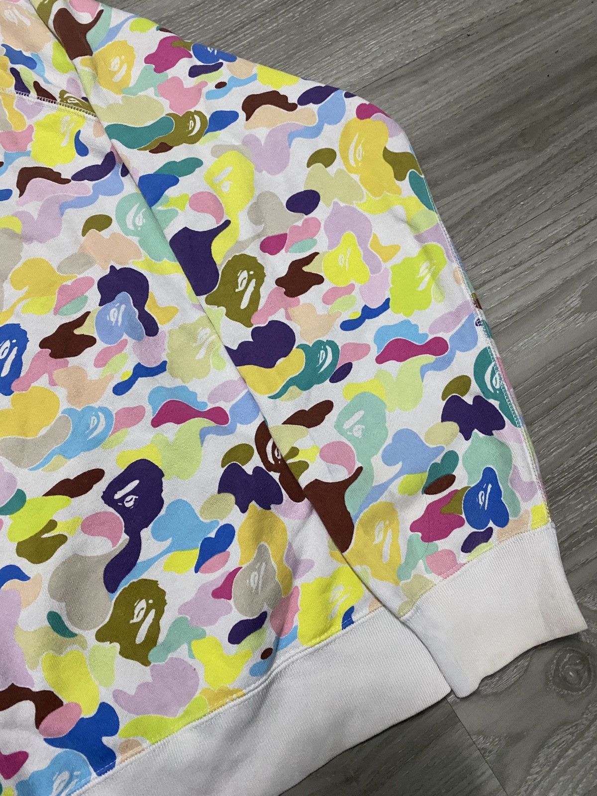 Bape NIGO ERA - BAPE COTTON CANDY MULTICOLOR CAMO FULL ZIP HOODIE Size US S / EU 44-46 / 1 - 9 Thumbnail