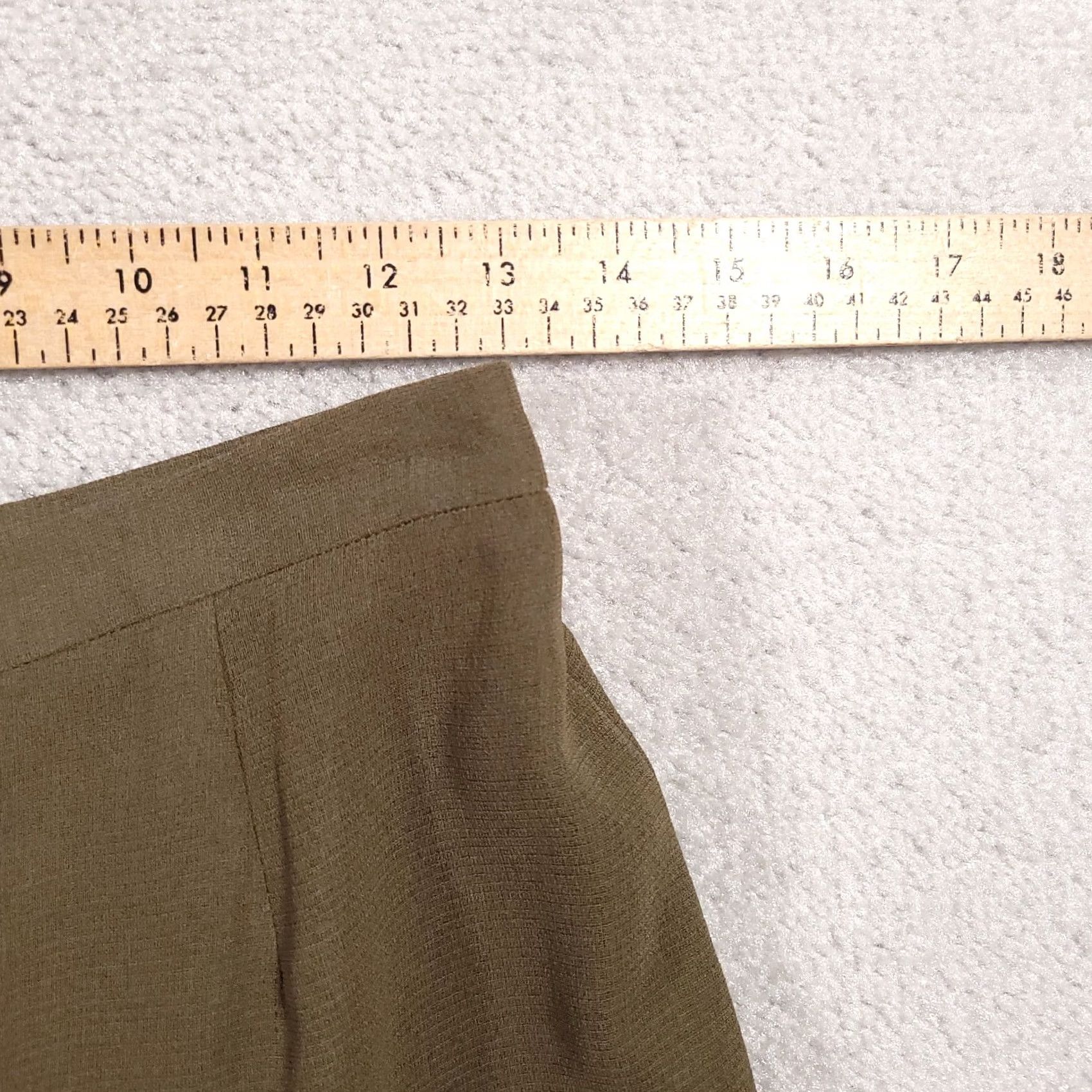 Vintage VINTAGE Casual Corner Dress Pants Women’s 6 Brown Wide-Leg Lined Pleated Zip Pants Size 28" / US 6 / IT 42 - 5 Thumbnail