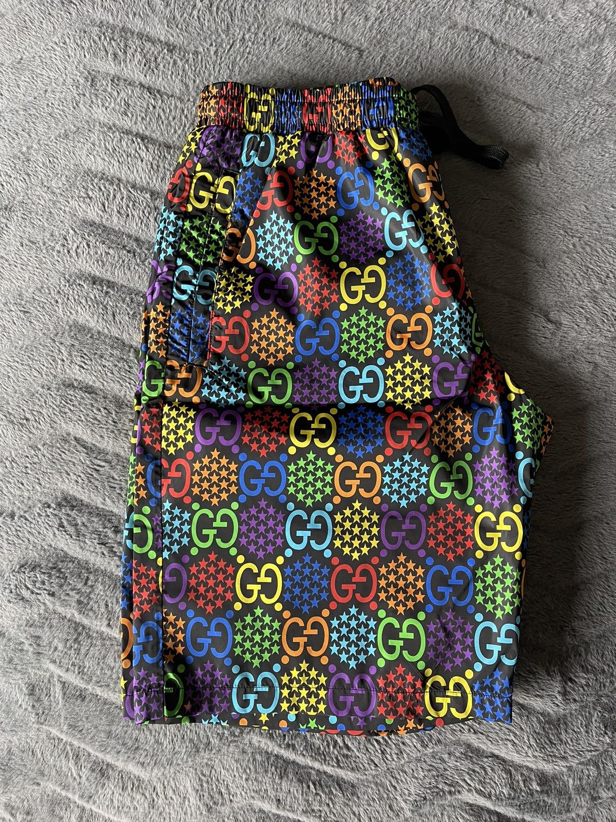 Gucci Rainbow Swim trunks