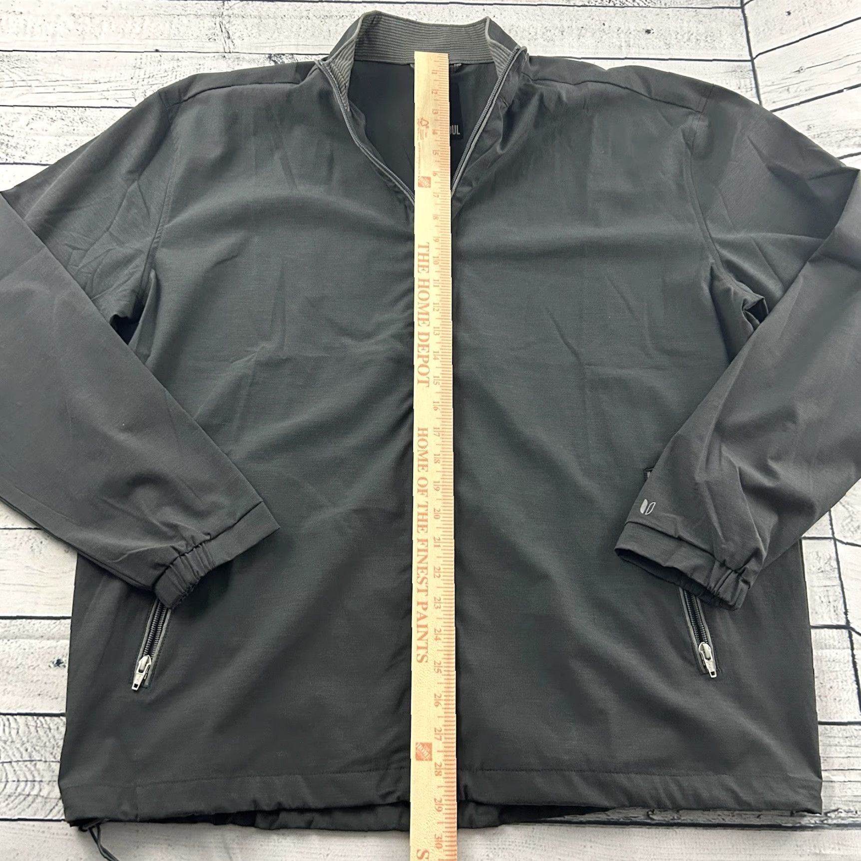 Vintage Linksoul Full Zip Windbreaker Jacket Men's XL Gray Golf Activewear Windbreaker Full Zip Size US XL / EU 56 / 4 - 4 Thumbnail