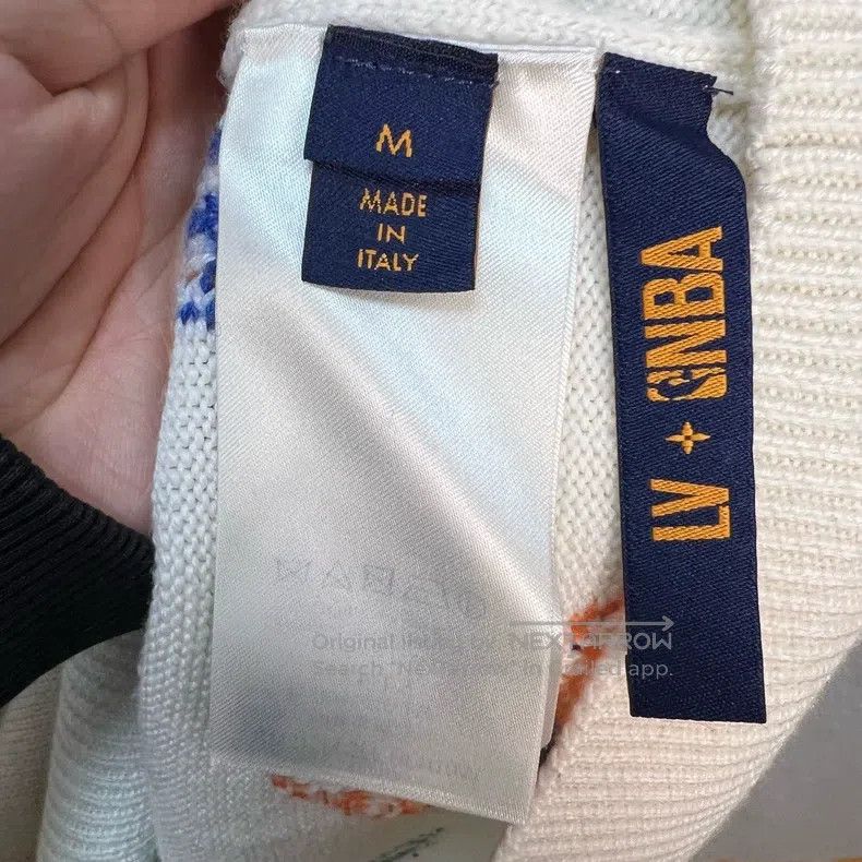 Louis Vuitton Louis Vuitton NBA White Full Alphabet Crewneck Sweater Size US M / EU 48-50 / 2 - 4 Thumbnail