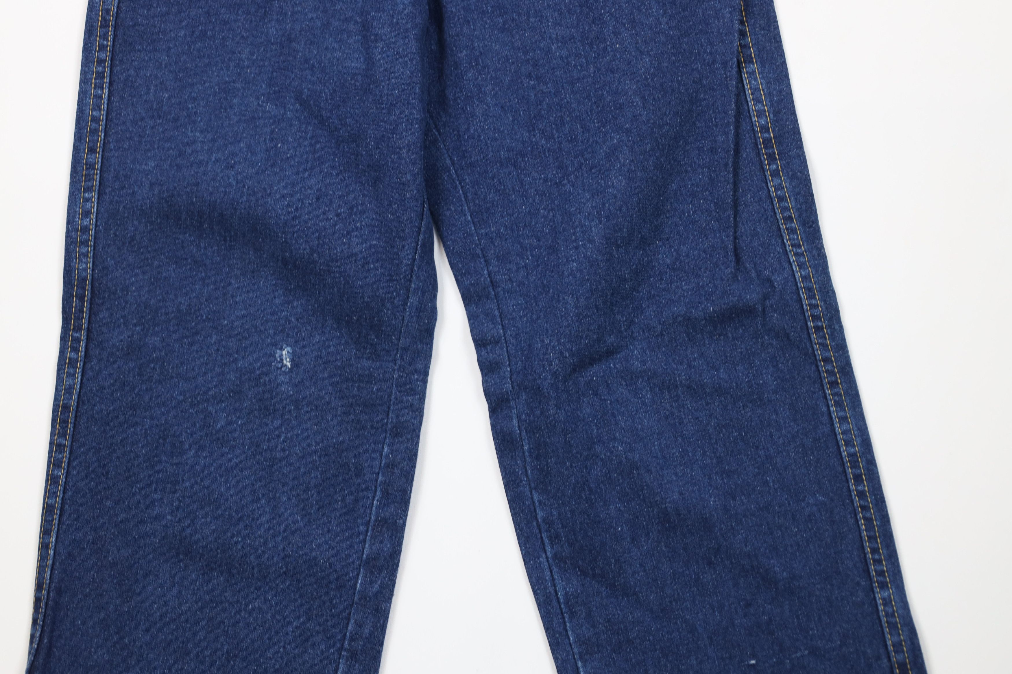Vintage Vintage 70s Streetwear Straight Leg Denim Jeans Blue USA Size 32" / US 10 / IT 46 - 3 Thumbnail