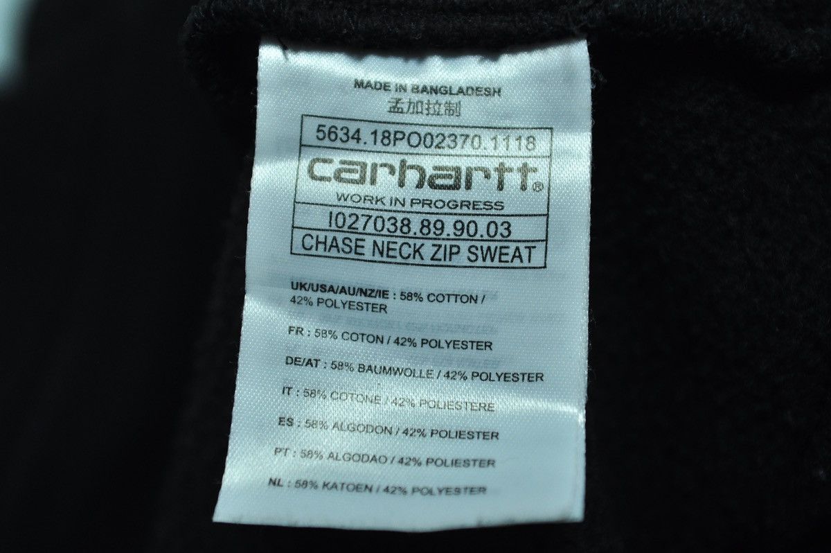 Carhartt Carhartt WIP Chase Neck Zip Sweat Black Size US L / EU 52-54 / 3 - 11 Thumbnail