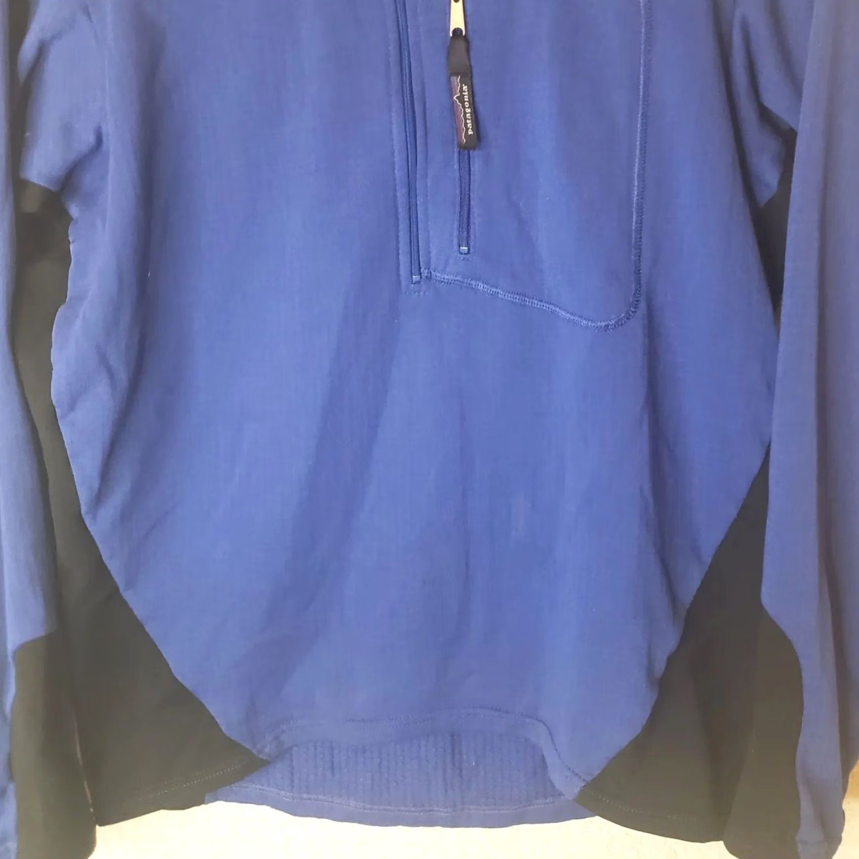 Patagonia Patagonia Men's S Blue Black Jacket Full Zip Logo Softshell Pockets Slim Fit Windbreaker Casual Travel Outdoor Shirt? Size US S / EU 44-46 / 1 - 2 Thumbnail