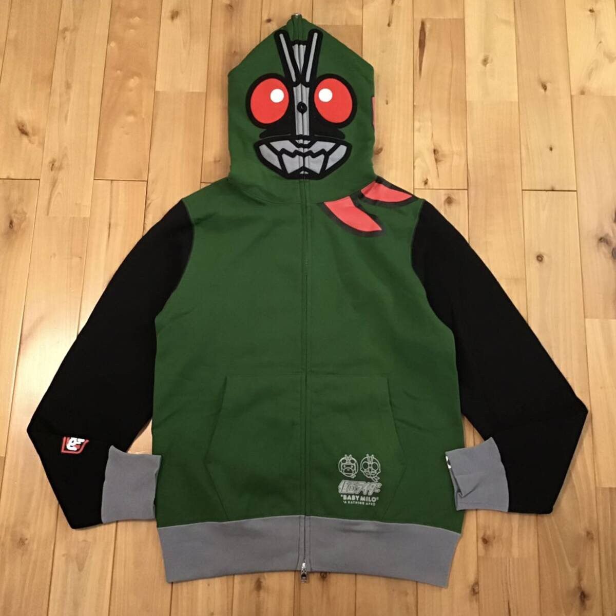 Bape BAPE × Kamen Rider MASKED RIDER full zip hoodie APE Size US M / EU 48-50 / 2 - 1 Thumbnail