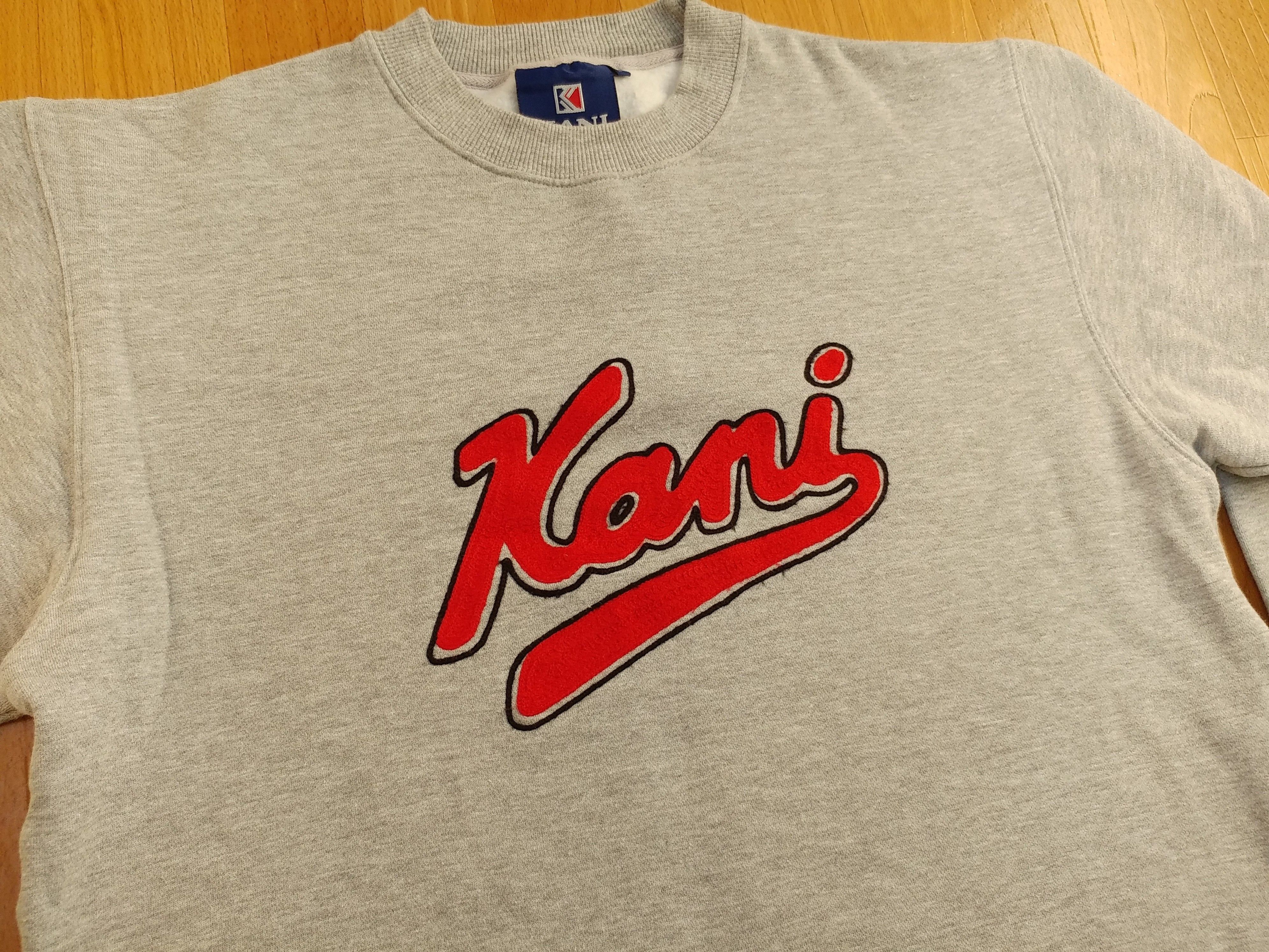 Karl Kani KARL KANI sweatshirt, gray, vintage Kani, 90s hip-hop size L Size US L / EU 52-54 / 3 - 4 Thumbnail