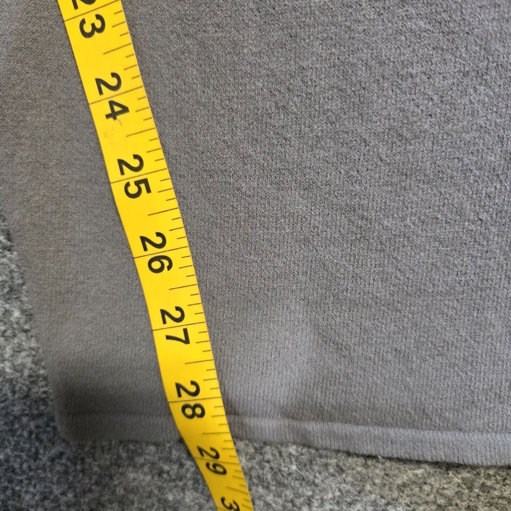 Eileen Fisher Eileen Fisher Pants Womens 3X Gray Stretch Knit Pull On Straight Leg Ankle Capul Capris? Size 40" / US 18 - 6 Thumbnail