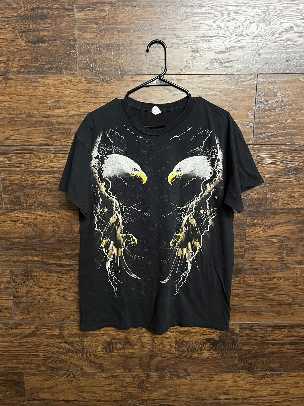 Gildan Y2K Bald Eagles T-shirt Thunder & Lightning Tee - L Size US L / EU 52-54 / 3 - 1 Thumbnail