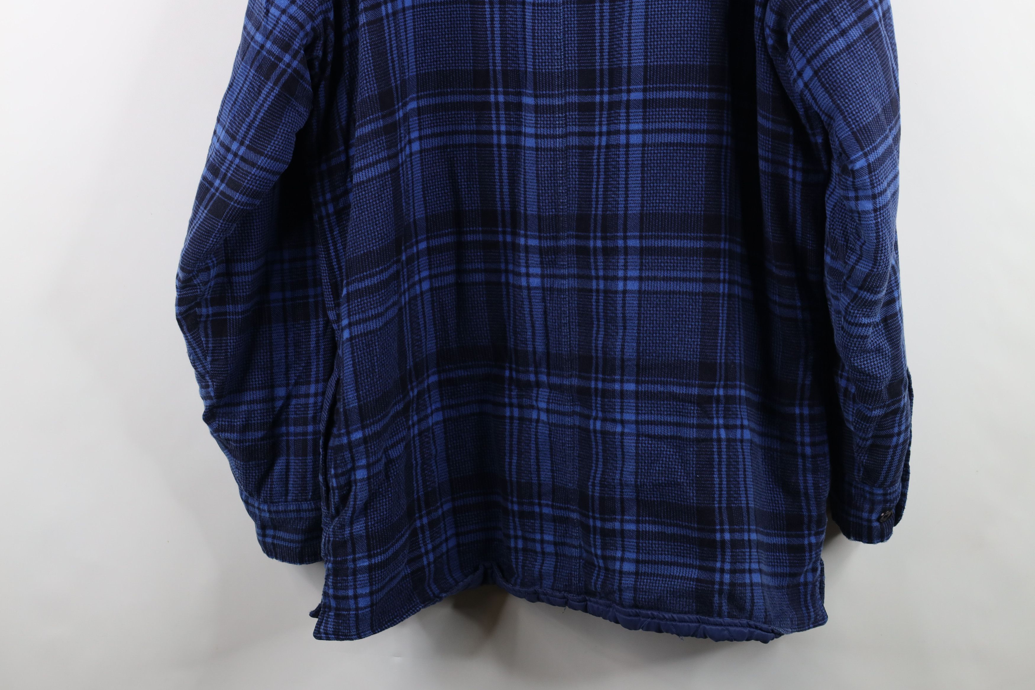 Vintage Vintage 70s Streetwear Quilted Flannel Shirt Jacket Size US L / EU 52-54 / 3 - 17 Thumbnail