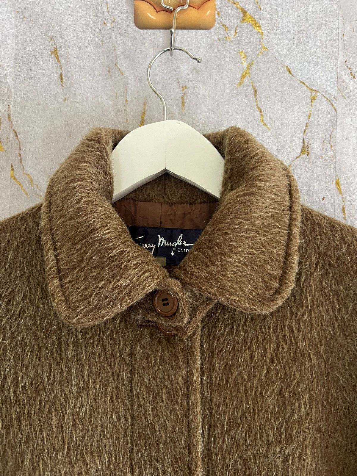 Thierry Mugler THIERRY MUGLER MOHAIR LONG JACKET Size US M / EU 48-50 / 2 - 10 Thumbnail