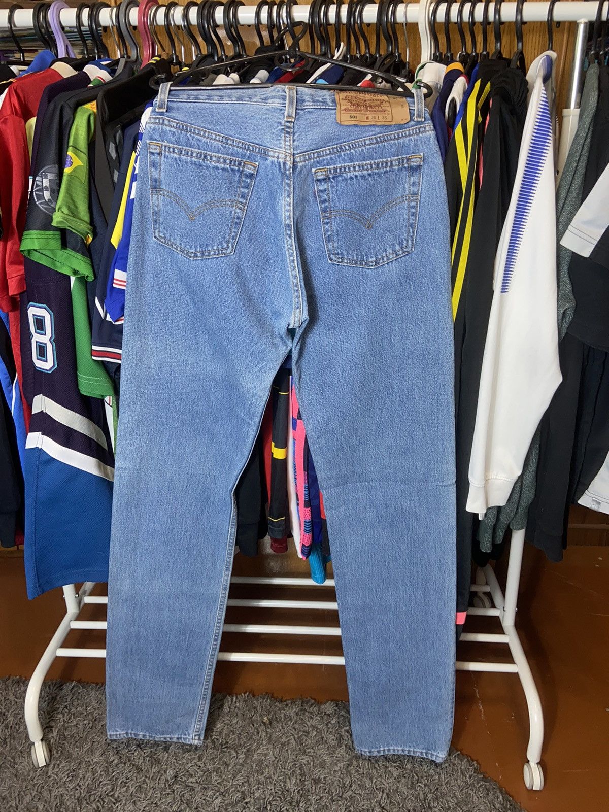 Levi's Vintage Clothing × Vintage LEVIS VINTAGE 501 MADE IN USA PANTS 30/36 SIZE Size US 30 / EU 46 - 1 Thumbnail