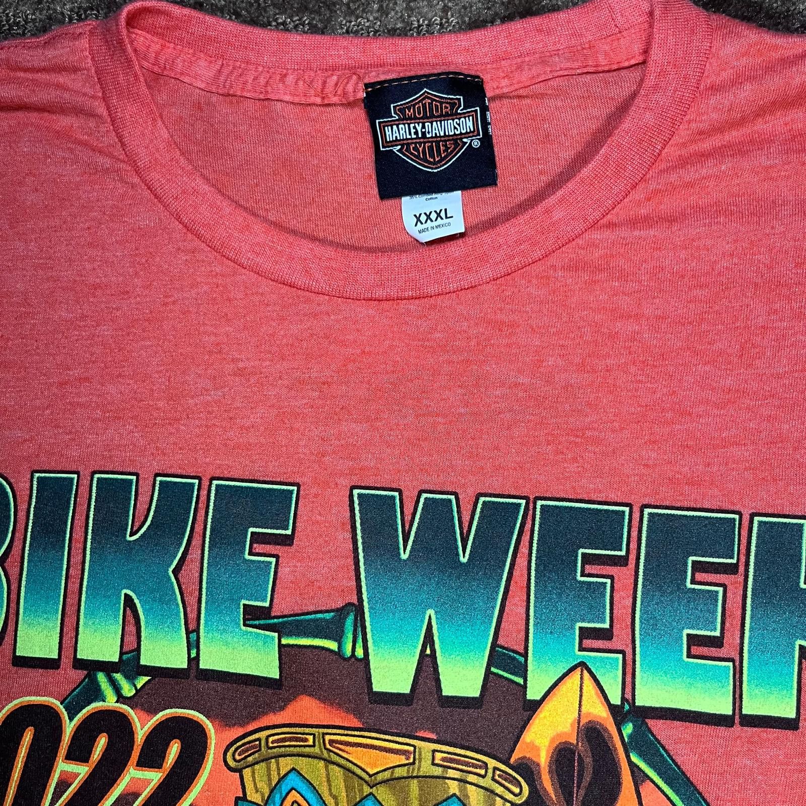 Harley Davidson 🌴 Harley-Davidson Tiki Tee – Size XXXL Size US XXL / EU 58 / 5 - 4 Thumbnail