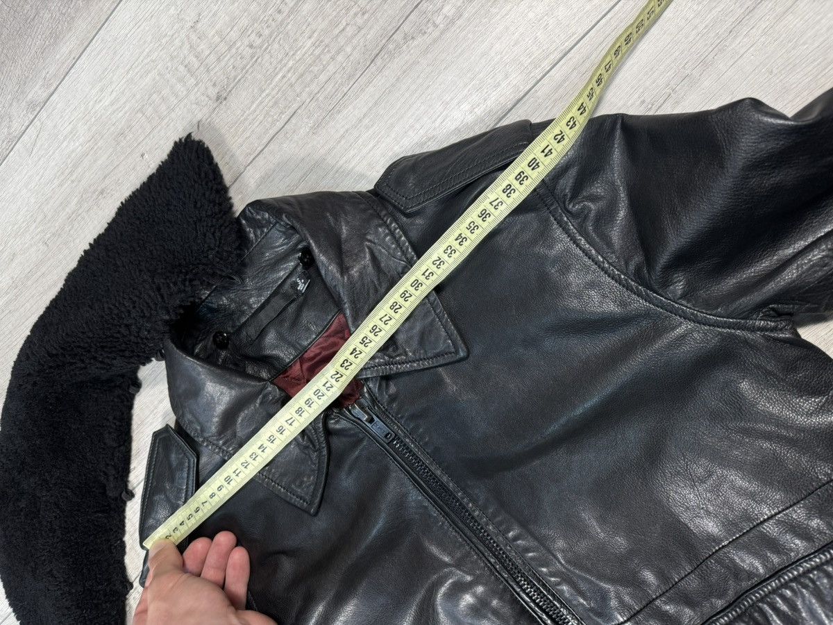 Blk Dnm BIk Dm Leather Flight Pockets Black Jacket Size S Size S / US 4 / IT 40 - 12 Thumbnail