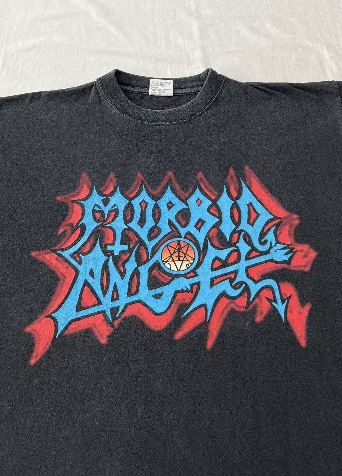 Band Tees Vintage 2004 Morbid Angel Death Metal Band Black T-shirt Size US XL / EU 56 / 4 - 6 Thumbnail