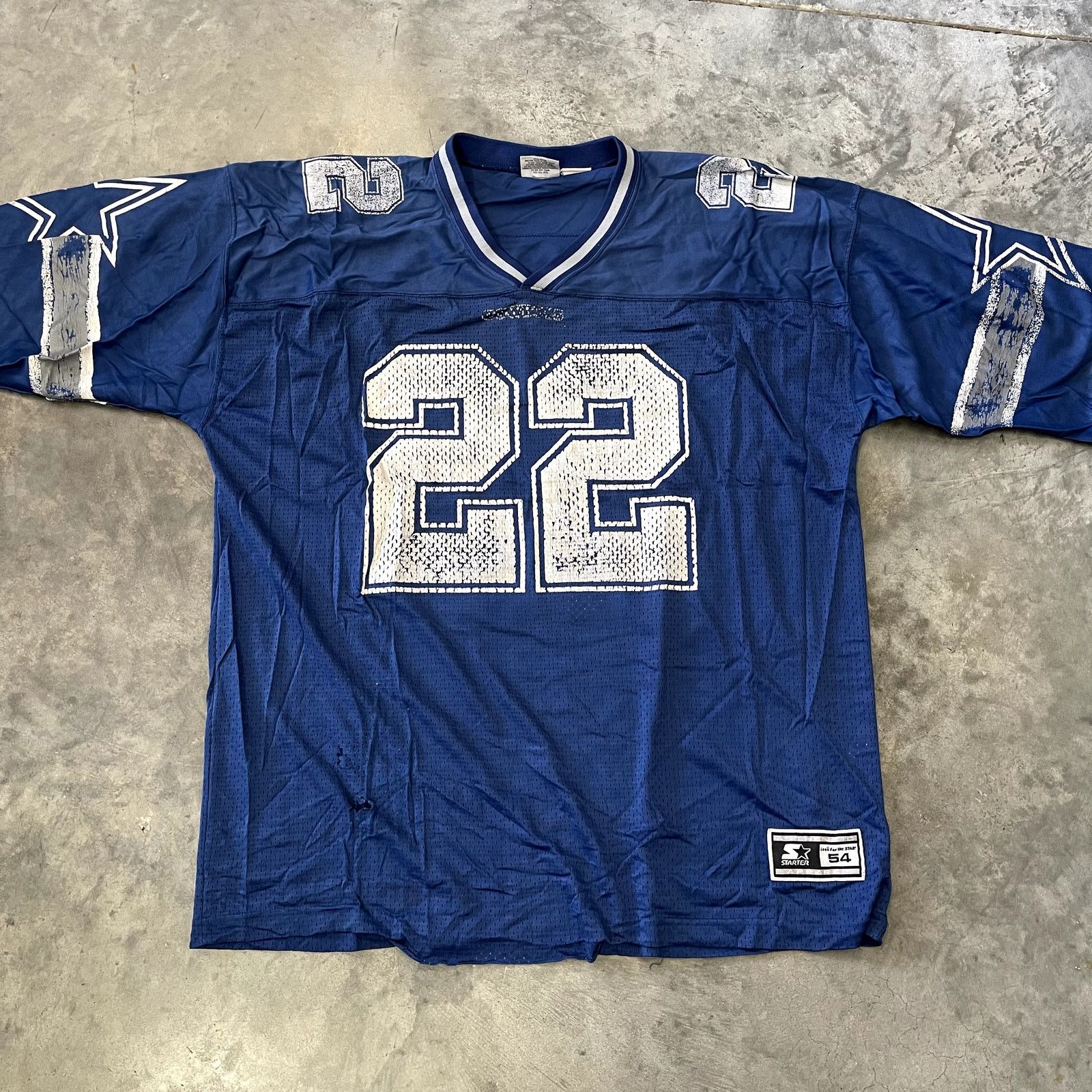 Dallas sale Cowboys Vintage Emmitt Smith Jeff Hamilton Football Jersey