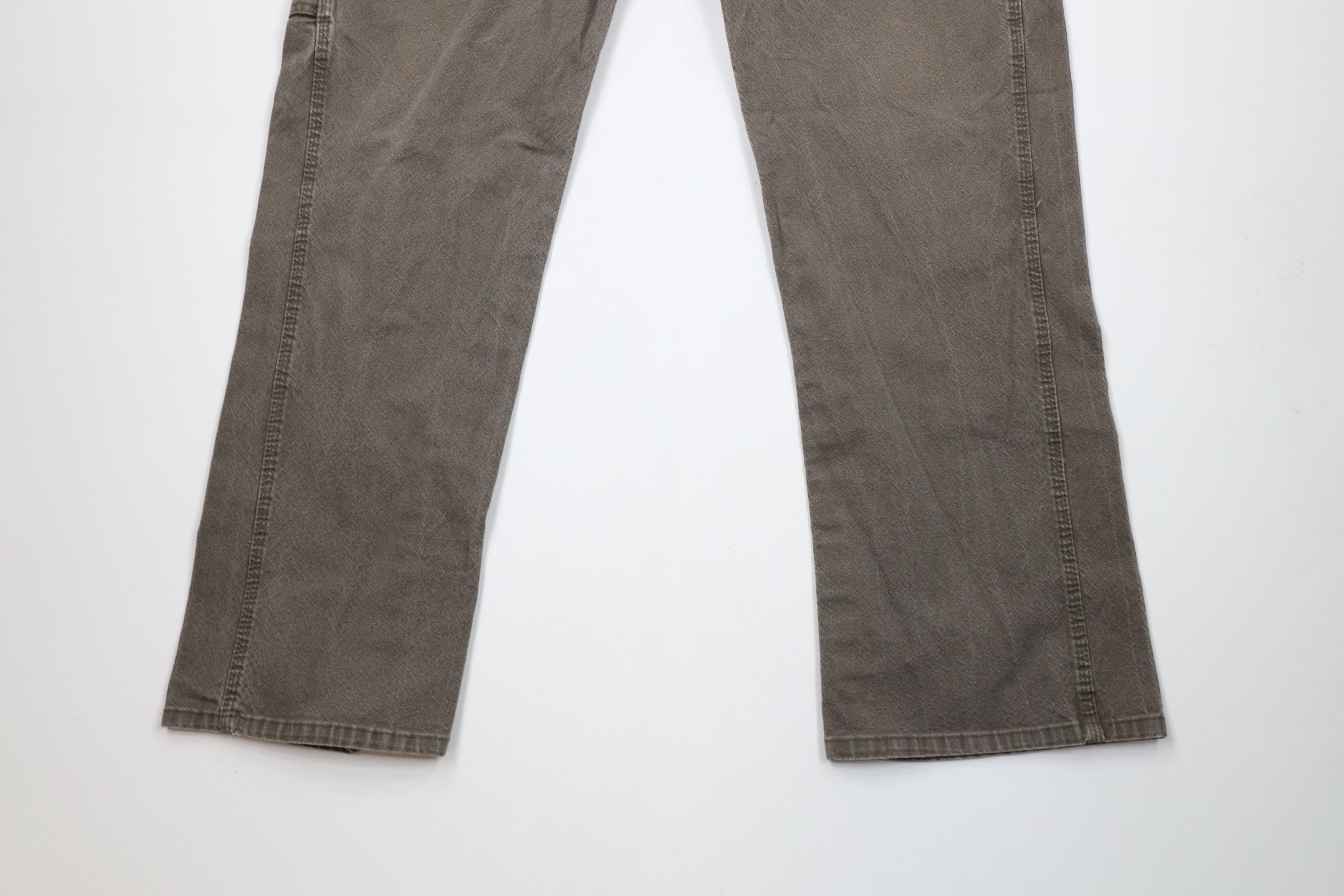 Dickies × Vintage Vintage Y2K Dickies Spell Out Wide Leg Canvas Dungaree Pants Size US 42 / EU 58 - 4 Thumbnail