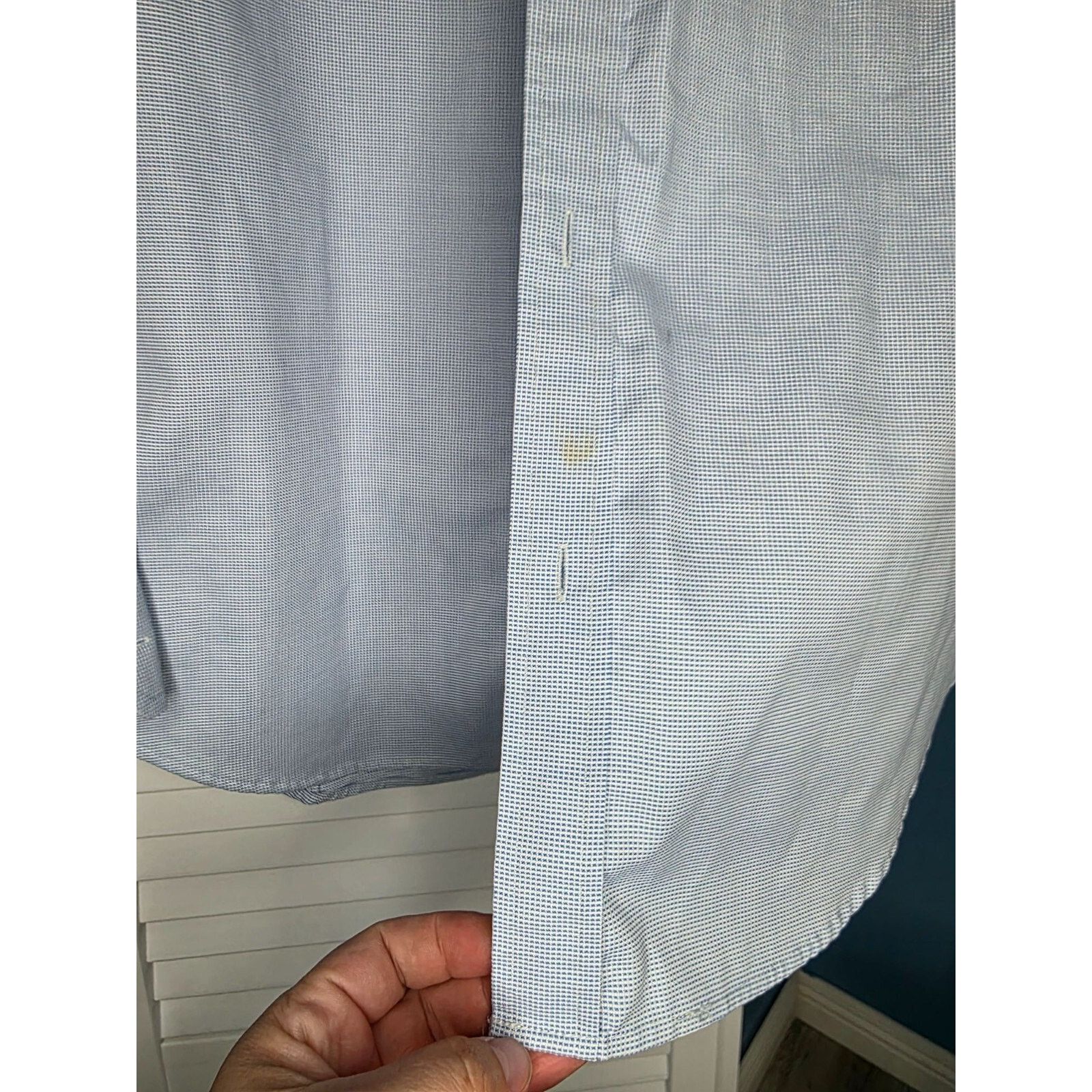 Banana Republic Banana Republic Shirt Mens Large L Blue Plaid Button Down Size US L / EU 52-54 / 3 - 9 Thumbnail