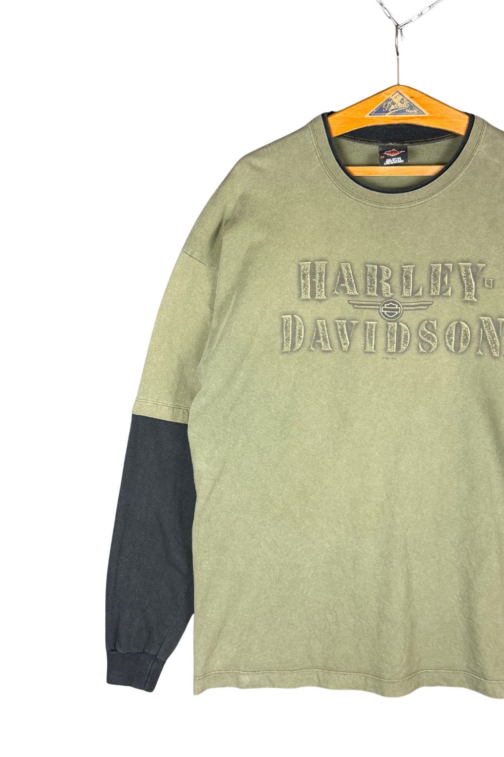 Harley Davidson 07 Harley-Davidson Monterey Bay Cannery Row Layered LS Tee Size US XXL / EU 58 / 5 - 8 Thumbnail