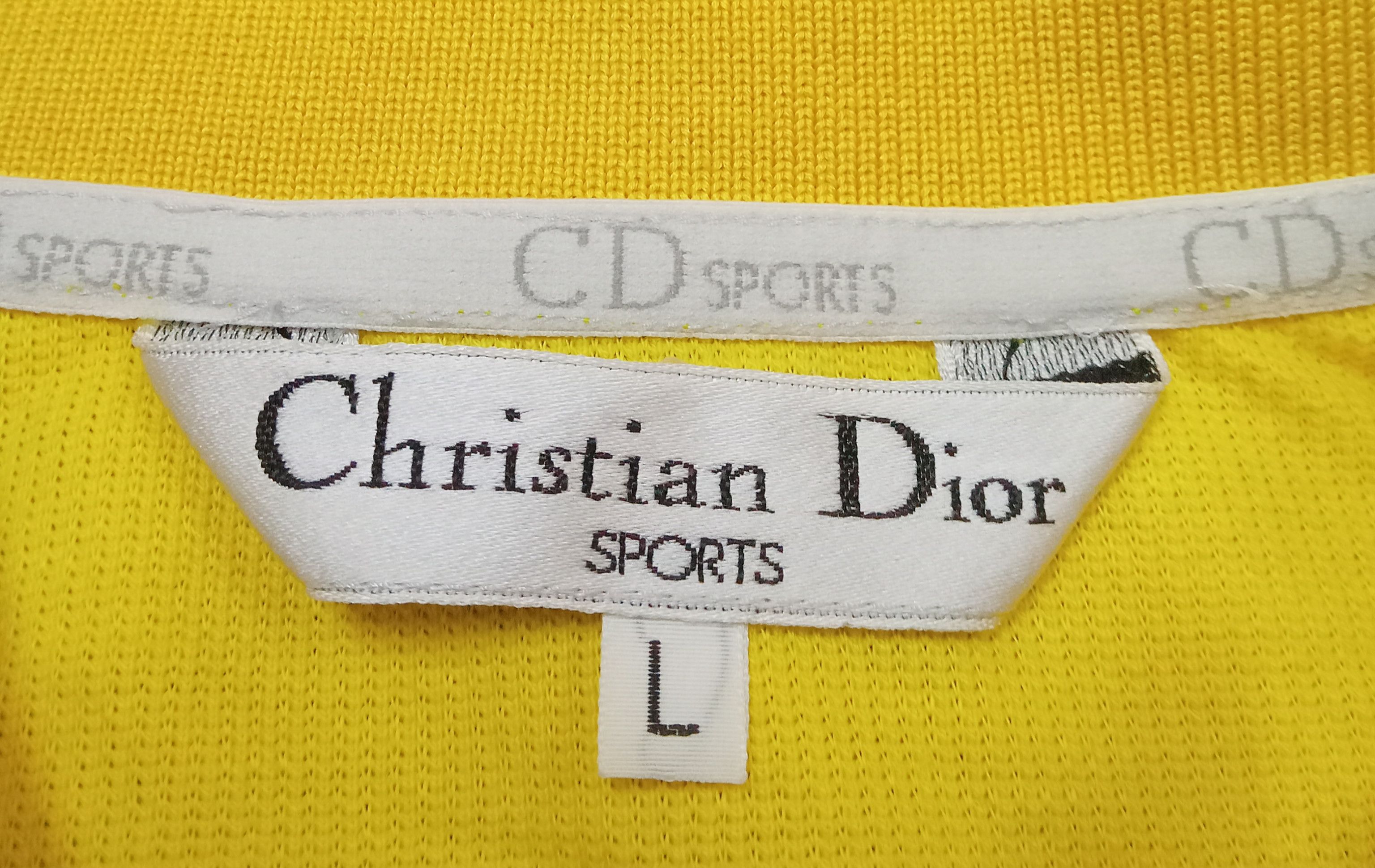 Christian Dior Monsieur × Vintage Vintage Rare Christian Dior Sports L/sleeve Polo Shirt Size L / US 10 / IT 46 - 3 Thumbnail