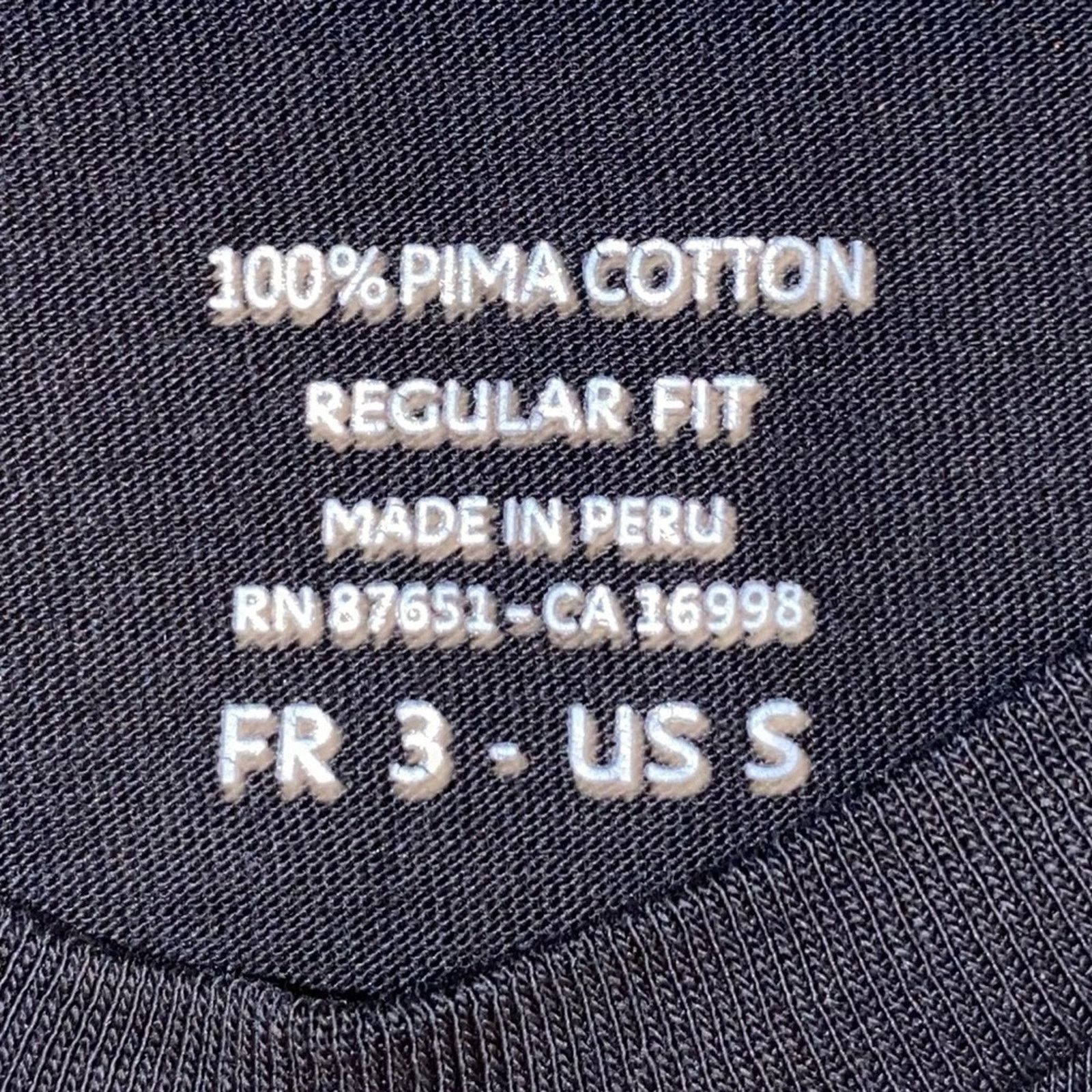 Lacoste Lacoste $60 Black Men's Pima Cotton T-Shirt Small EUC Size US S / EU 44-46 / 1 - 6 Thumbnail