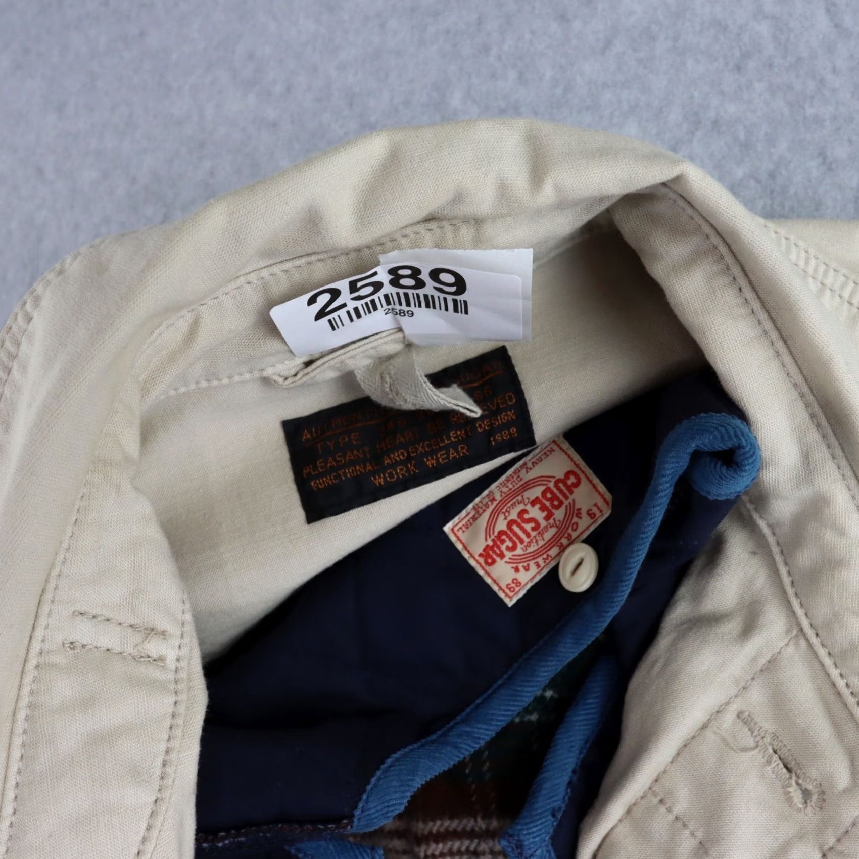 Sugar Cube Sugar Womens Coat Beige Medium Long Coat w Pockets Size M / US 6-8 / IT 42-44 - 4 Thumbnail