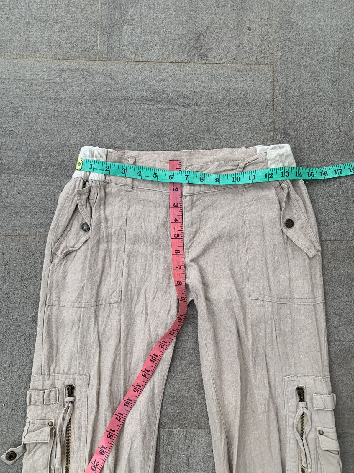 Other Private Beach Linen Drawstring Pants Size 28" / US 6 / IT 42 - 4 Thumbnail