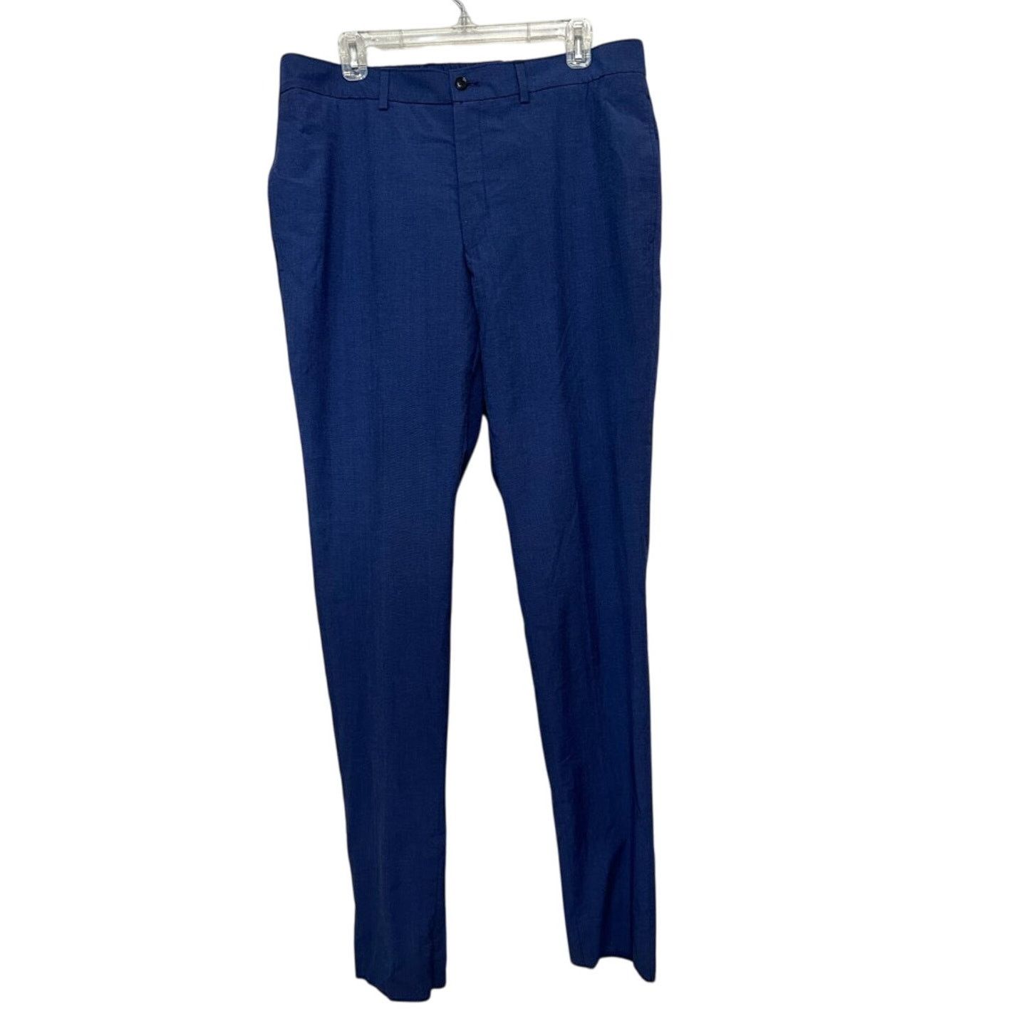 Ted Baker Ted Baker Chino Pants Blue Pockets Raw Hem Flat Front 38x38 Size US 38 / EU 54 - 1 Thumbnail
