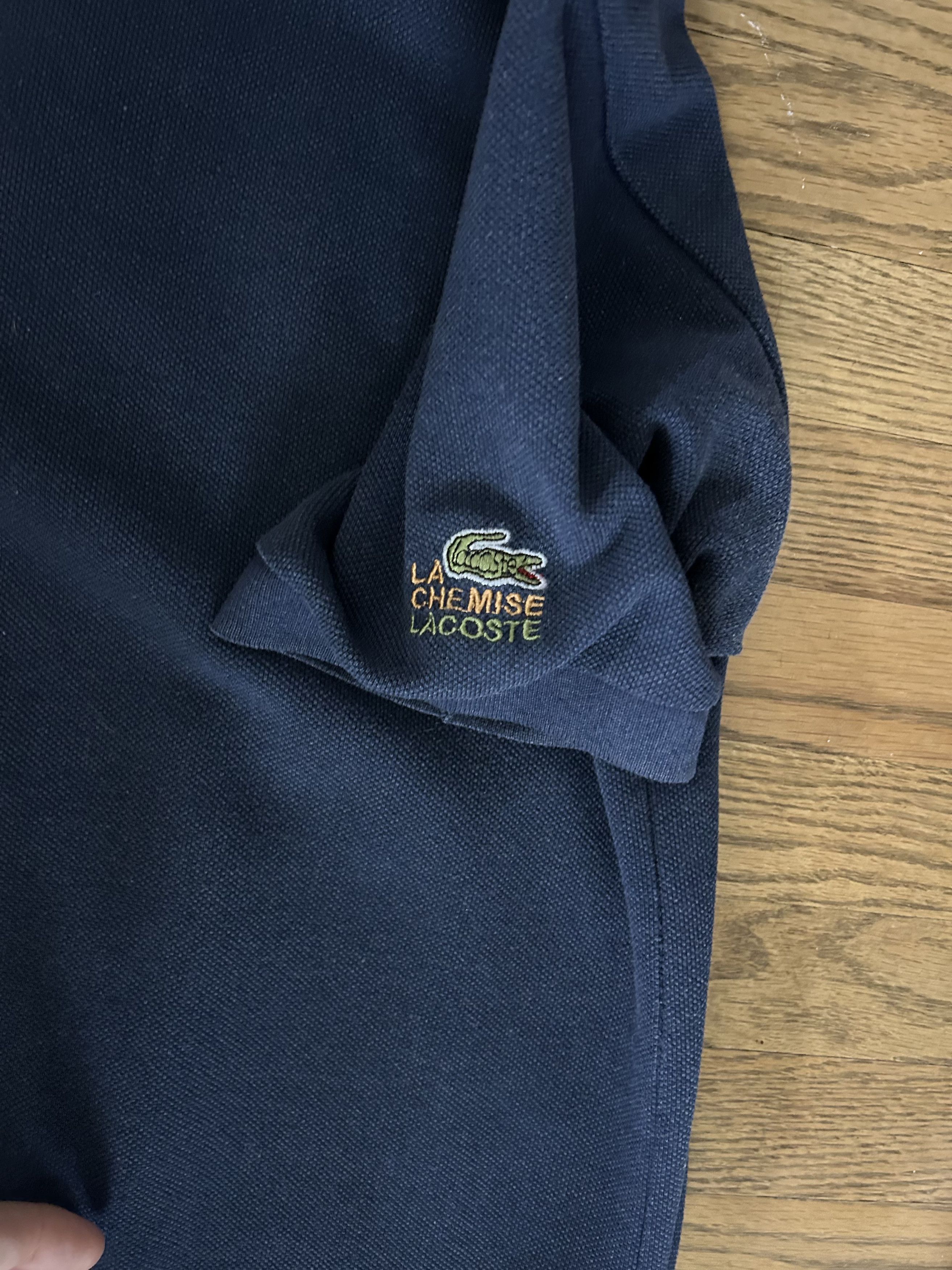 Lacoste Vintage Navy Lacoste Polo Size US M / EU 48-50 / 2 - 5 Thumbnail