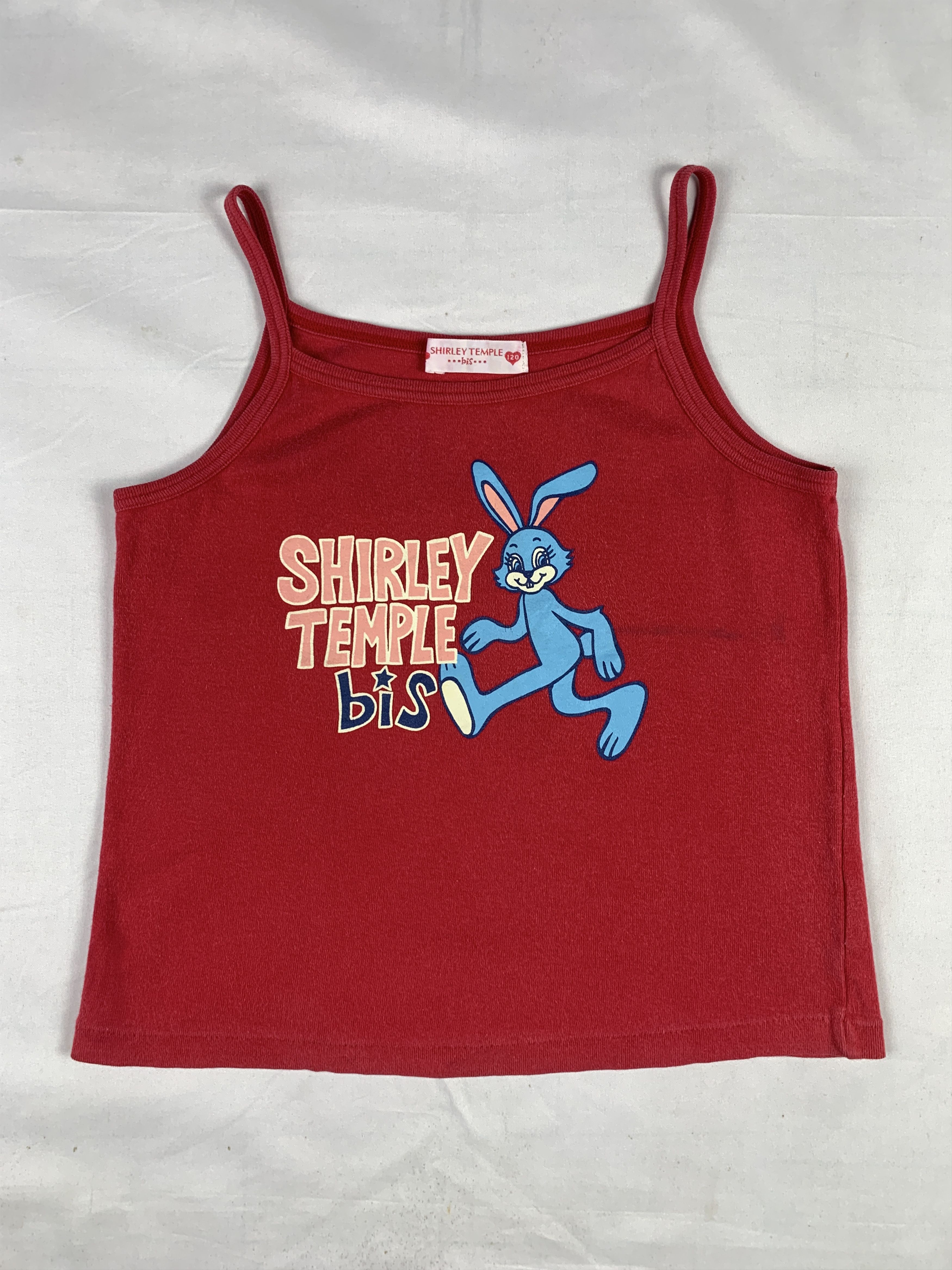 Angel Blue 2000s Shirley Temple Red Rabbit Baby Tank Top (XS) Size XS / US 0-2 / IT 36-38 - 1 Thumbnail