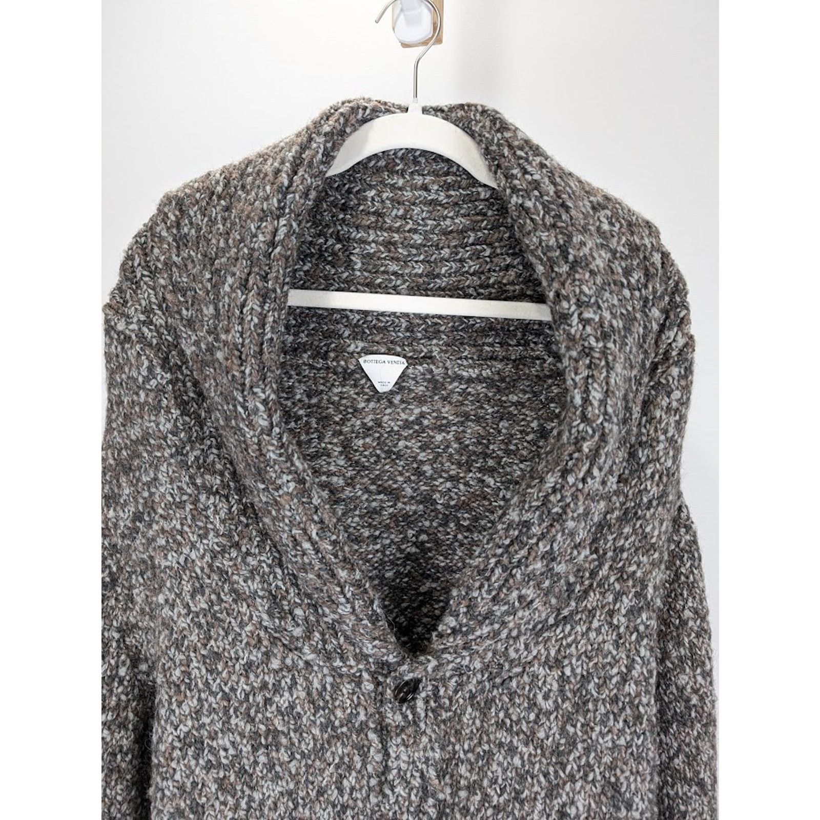 Bottega Veneta o1rshd1 Chunky Alpaca Knitwear Cardigan in Multicolor Size US S / EU 44-46 / 1 - 2 Thumbnail