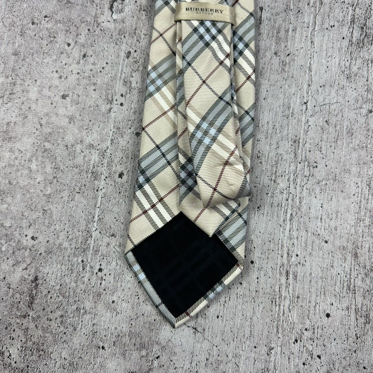 Burberry Men's Vintage Burberry London Nova Check Tie Size ONE SIZE - 7 Thumbnail