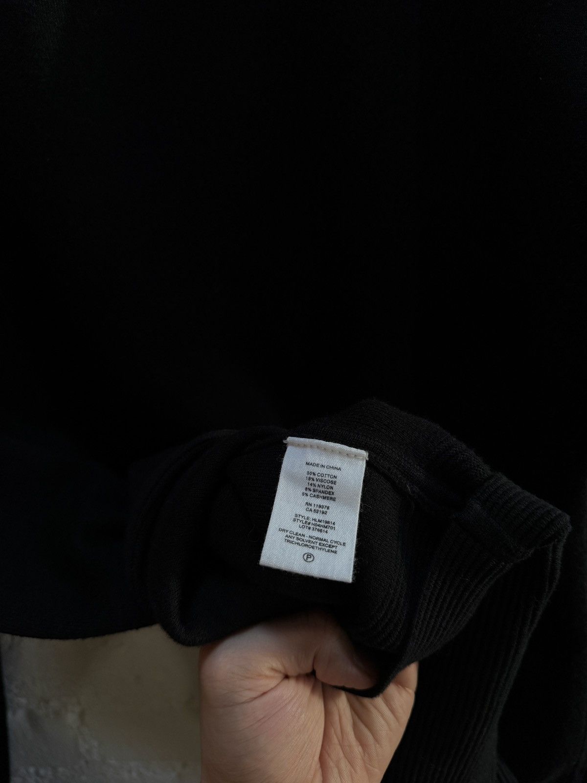 Helmut Lang Black Ribbed Sweatsuit Set Size US L / EU 52-54 / 3 - 5 Thumbnail