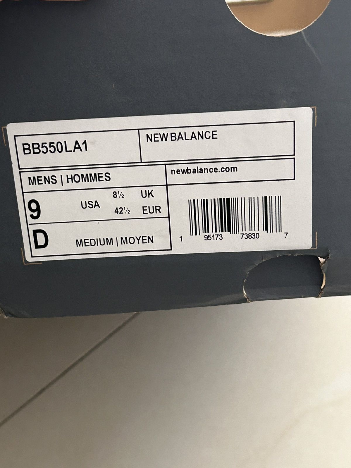New Balance New Balance 550 yellow/white Size US 9 / EU 42 - 7 Thumbnail