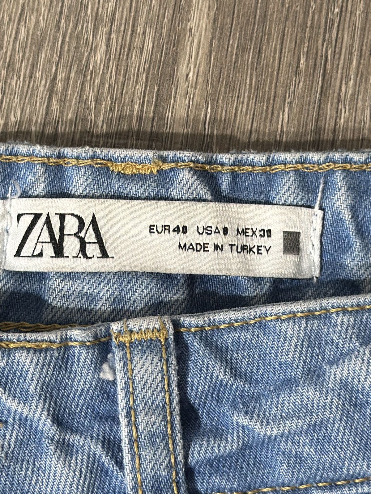 Zara Zara Blue Jeans Size 30" / US 8 / IT 44 - 3 Thumbnail