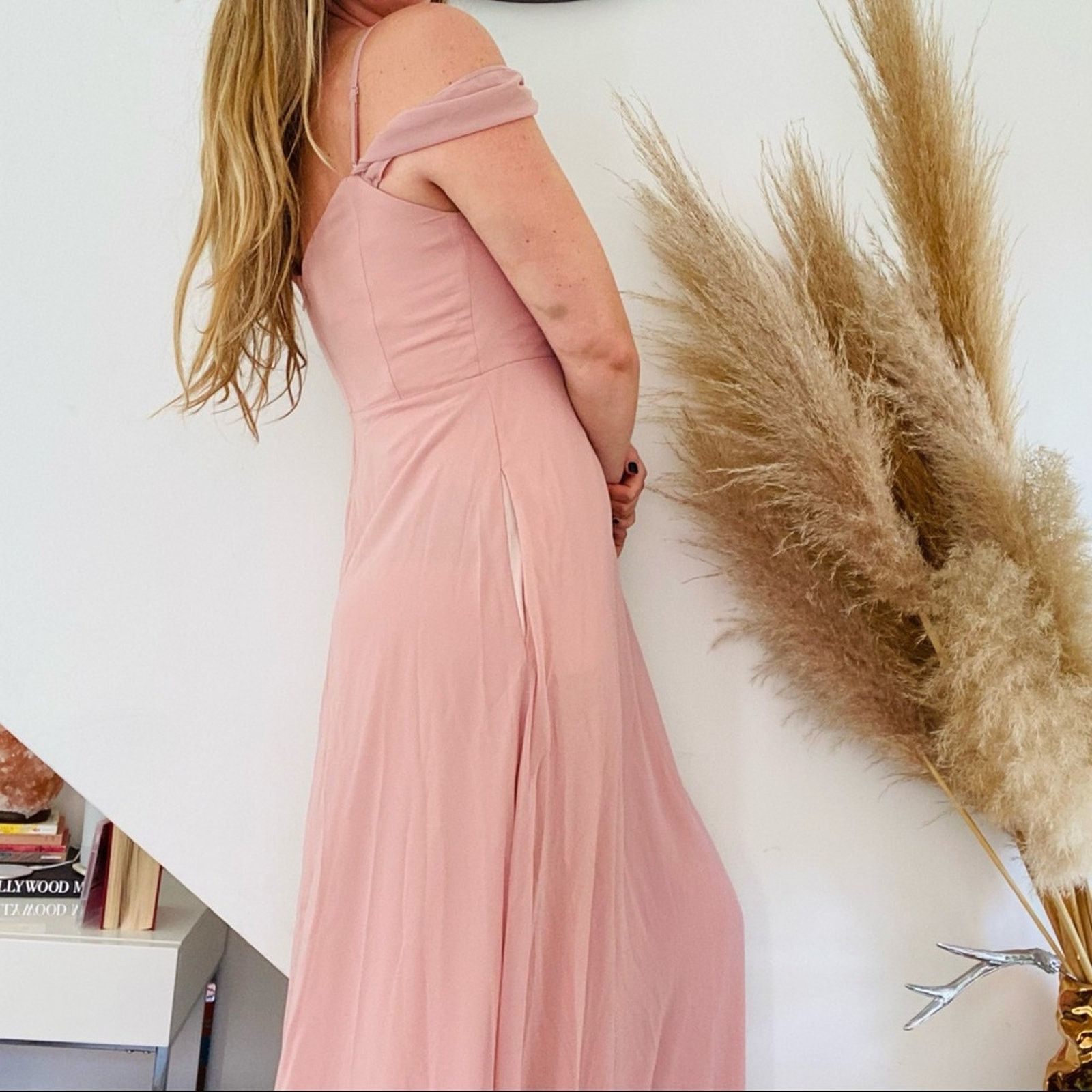 Nordstrom NEW BIRDY GREY Spence Dusty Rose Pink Maxi Formal Dress Size S / US 4 / IT 40 - 2 Thumbnail