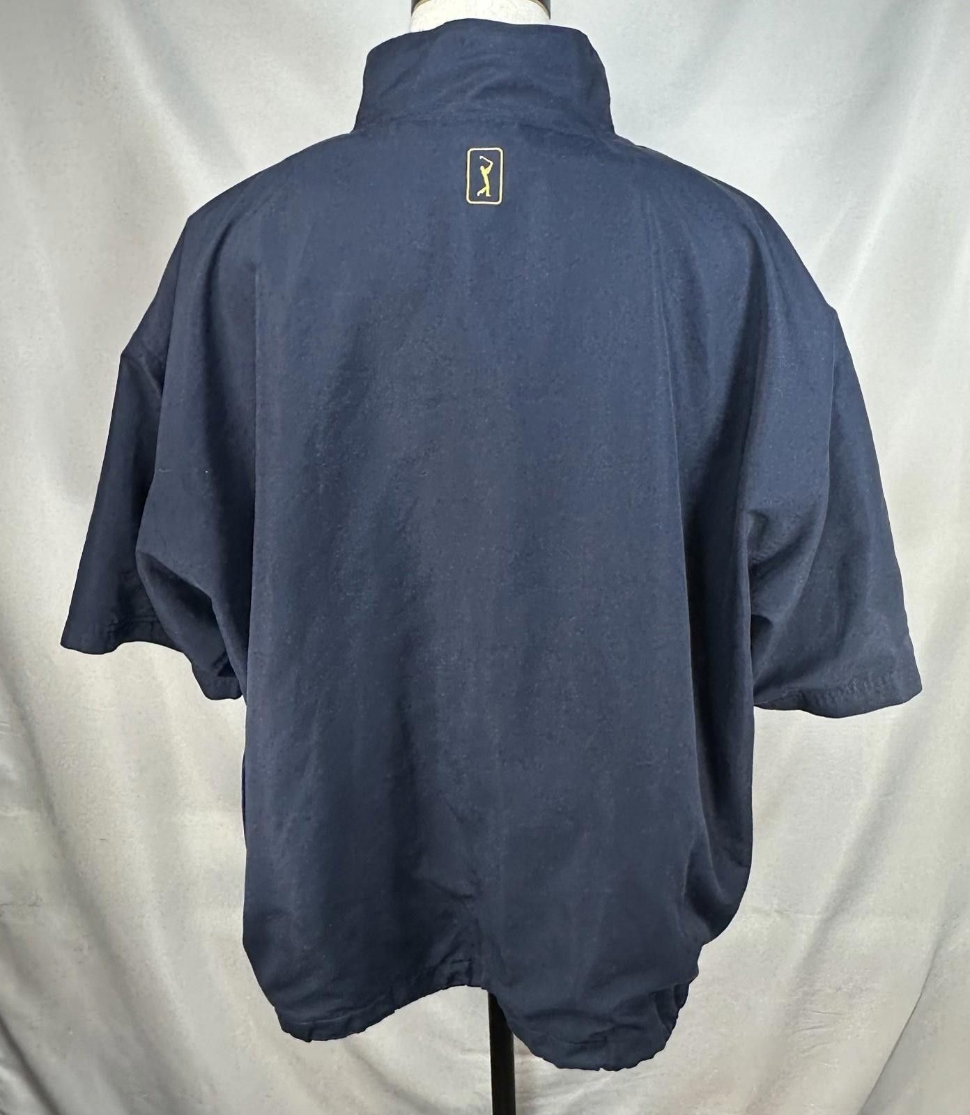 PGA Tour PGA Tour 1/4 Zip Golf Pullover Athletic Jacket Blue Mens 2XL Size ONE SIZE - 2 Thumbnail