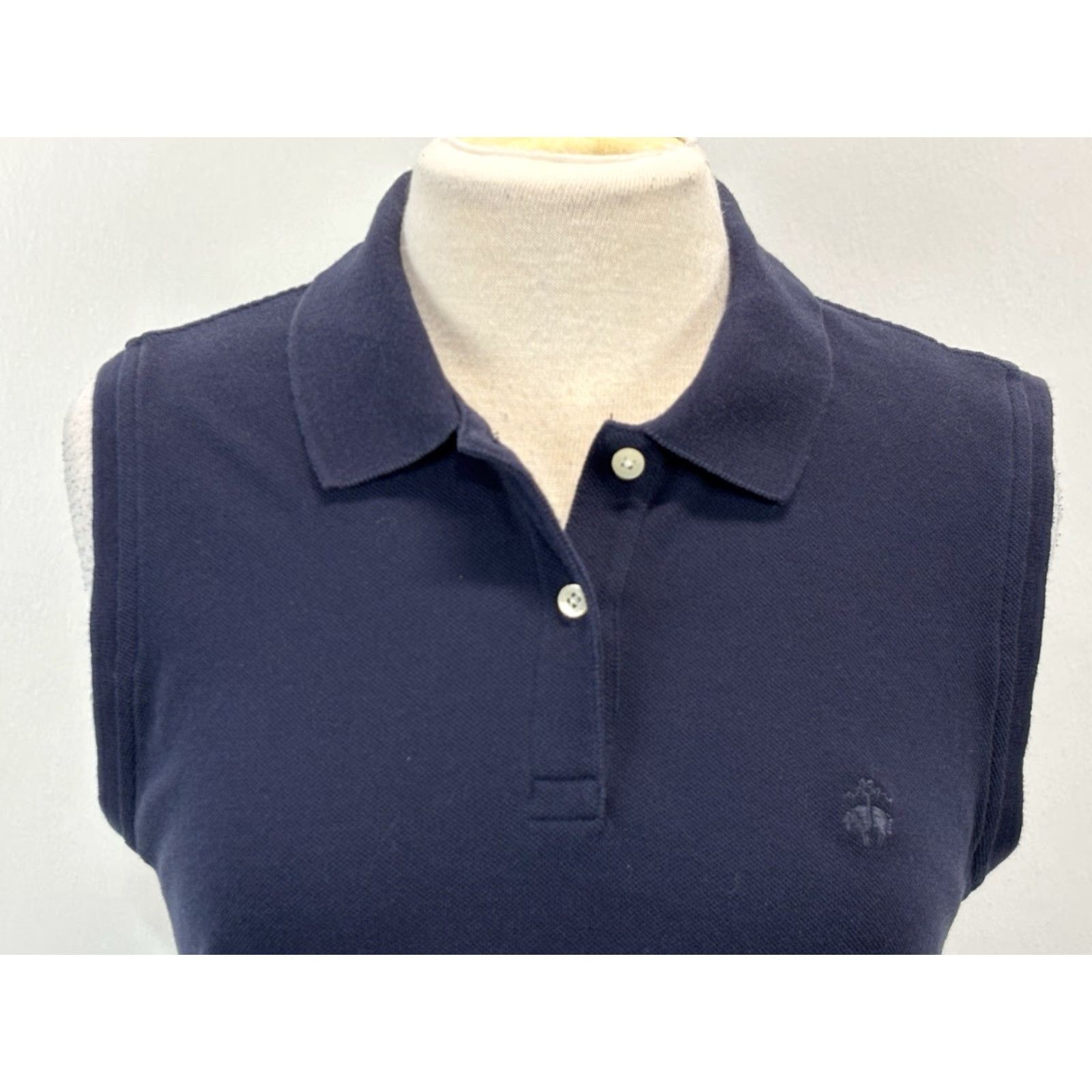 Brooks Brothers BROOKS BROTHERS 346 Sleeveless Polo Shirt XL Men’s Navy Logo Golf Size XL / US 12-14 / IT 48-50 - 5 Thumbnail