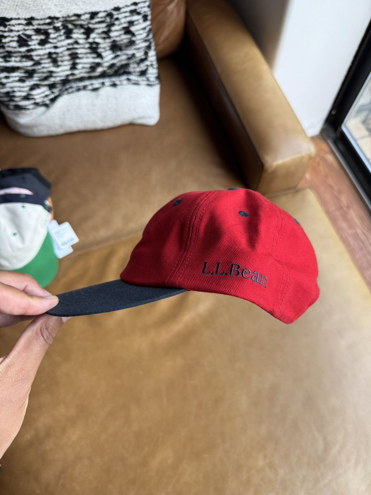 L.L. Bean L.L. BEAN Japan 6 PANEL CAP - Red- Blue Osaka Size ONE SIZE - 7 Thumbnail