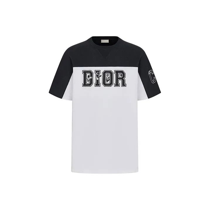 Dior Dior Colorblock Logo Short Sleeve T-Shirt 0079 Size US S / EU 44-46 / 1 - 1 Thumbnail