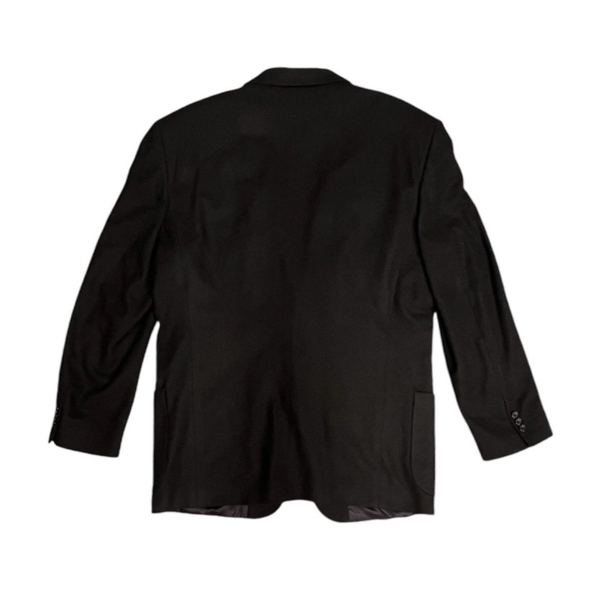 Oscar De La Renta OSCAR DE LA RENTA Wool Jacket / Blazer / Sportcoat - Black Size 48L - 3 Thumbnail