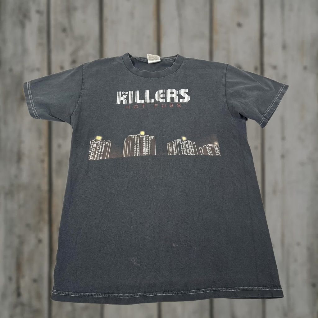 Fruit Of The Loom VINTAGE The Killers Shirt Mens S Black Hot Fuss Band Music Concert Tee Size US S / EU 44-46 / 1 - 1 Thumbnail