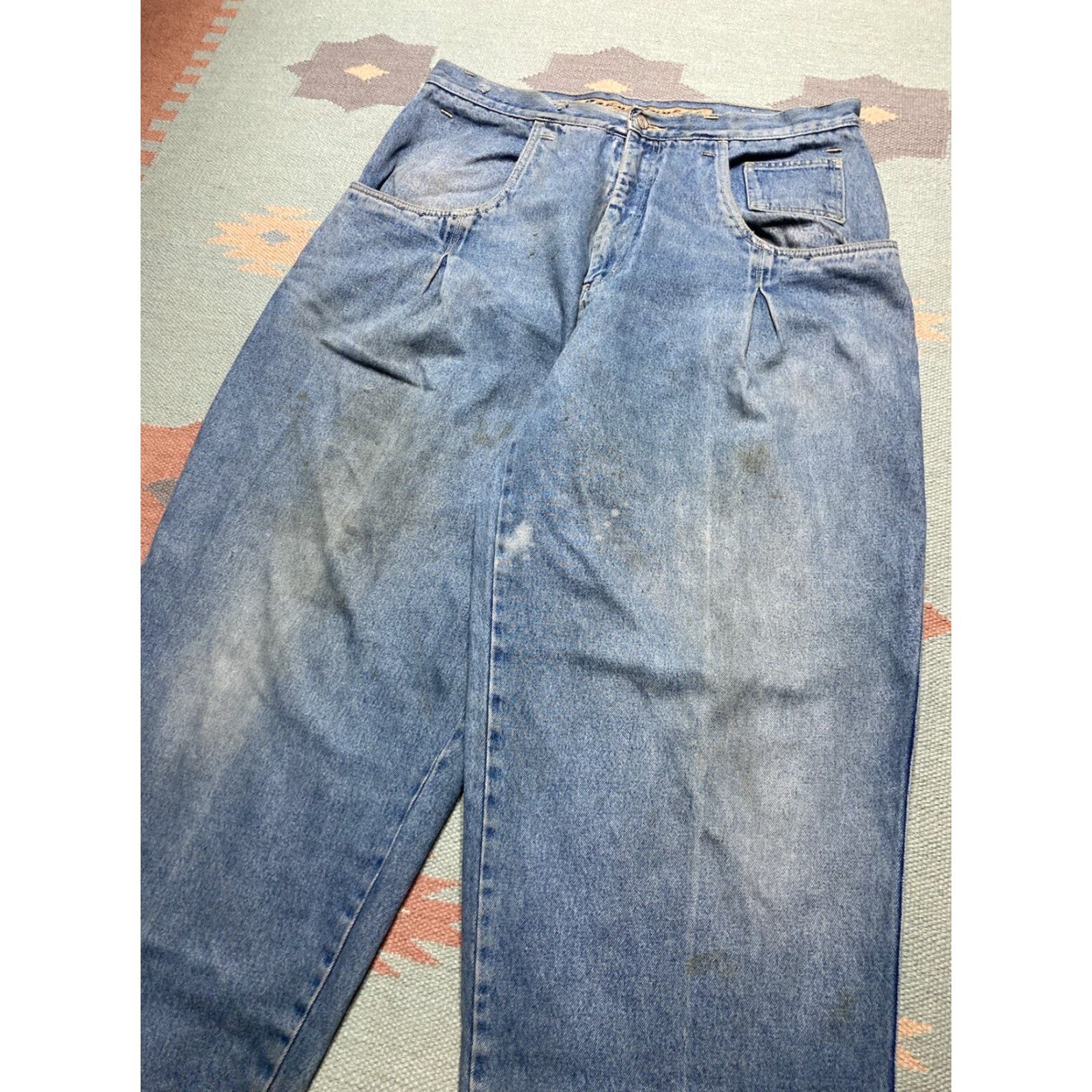 Vintage VINTAGE PACO Jeans Baggy JNCO Style 36x33 Men Blue 90s Skater Huge Pockets Size US 36 / EU 52 - 7 Thumbnail